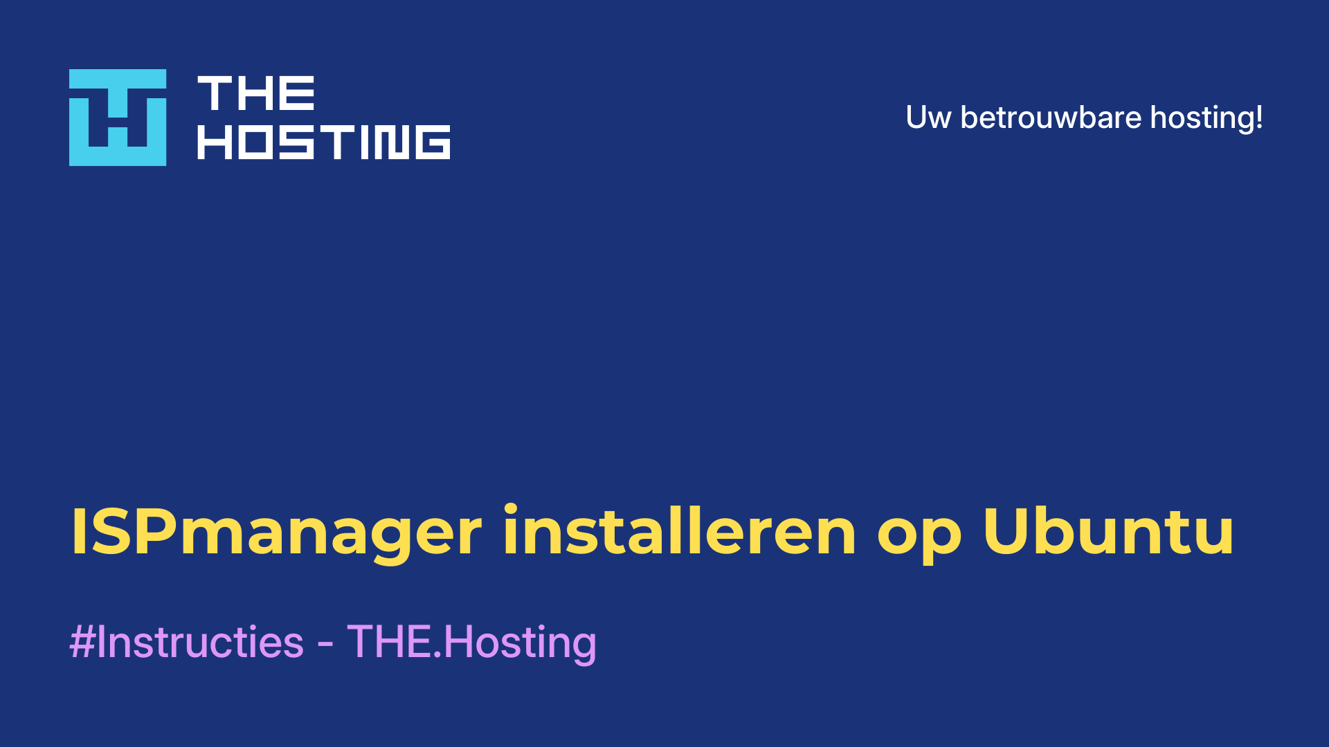 ISPmanager installeren op Ubuntu