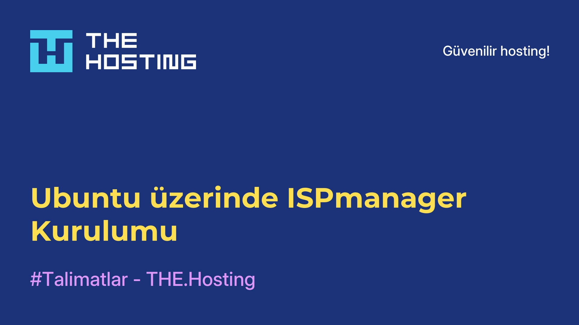 Ubuntu üzerinde ISPmanager Kurulumu
