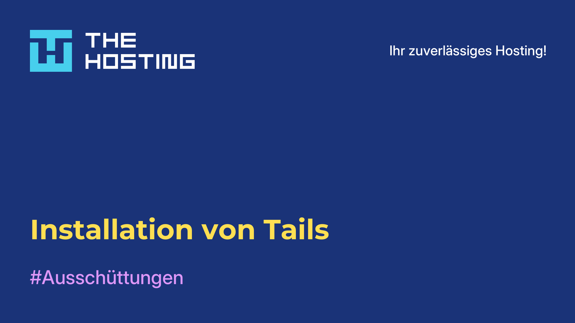 Installation von Tails