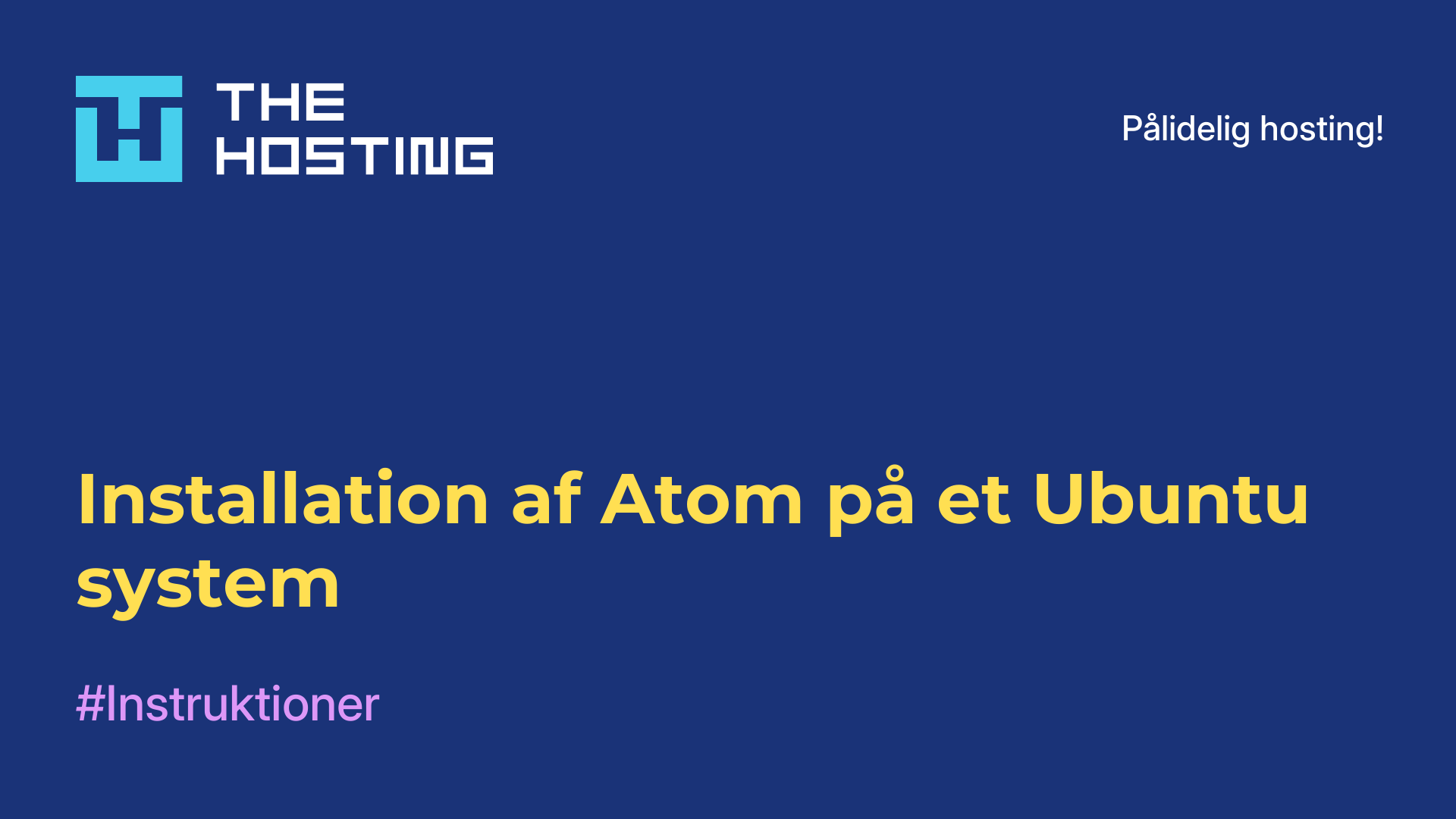 Installation af Atom på et Ubuntu-system