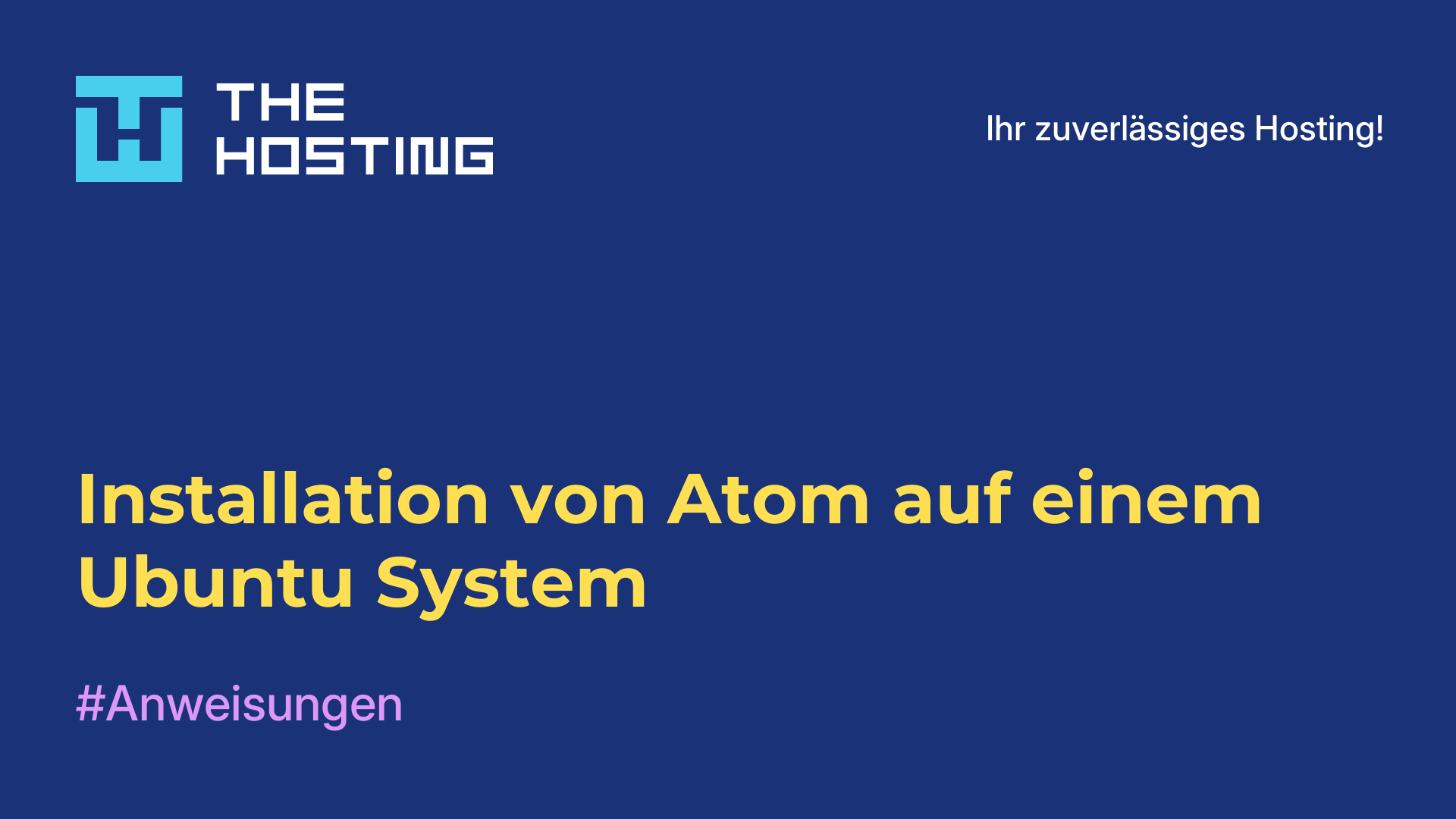Installation von Atom auf einem Ubuntu-System
