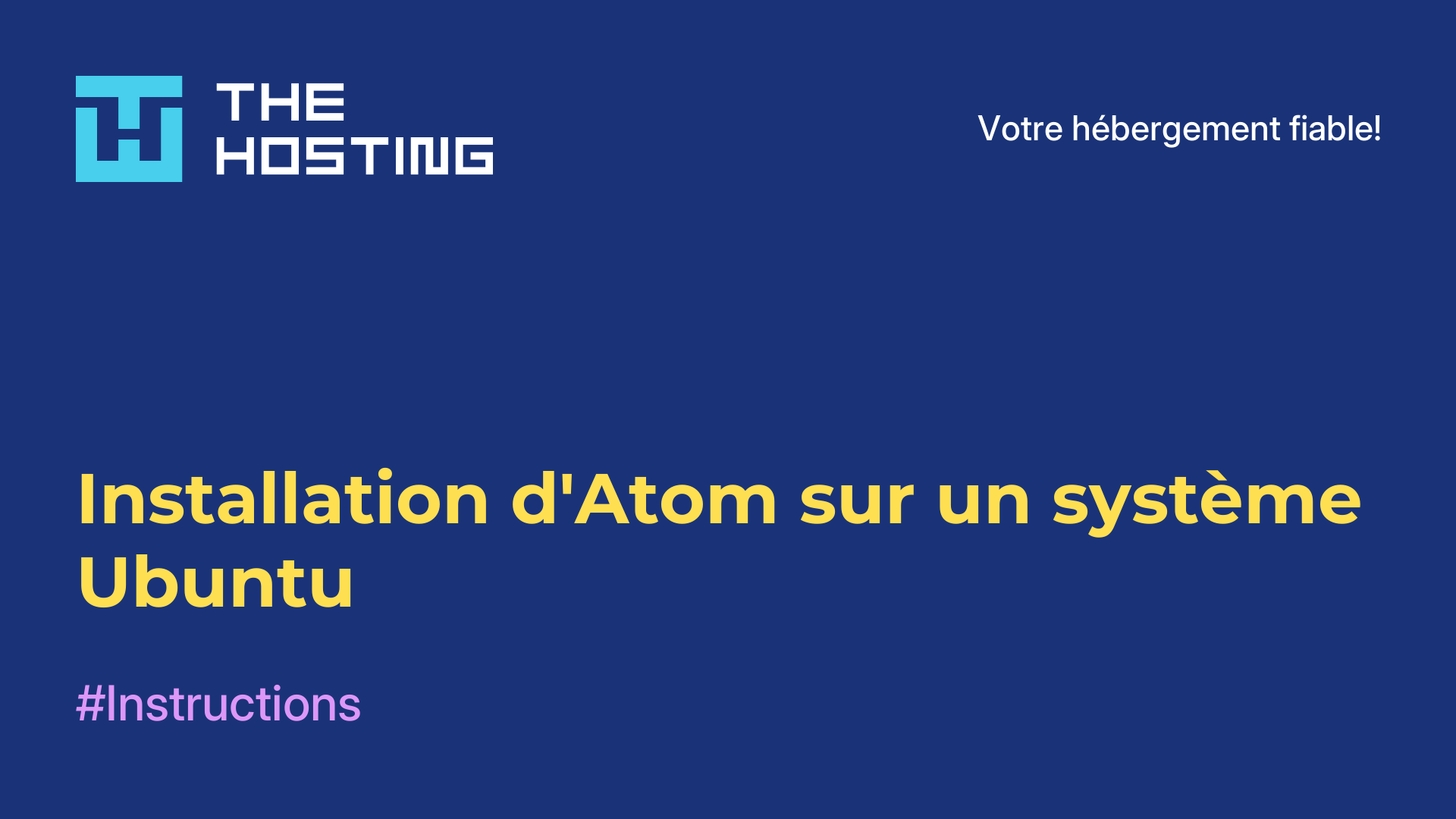 Installation d'Atom sur un système Ubuntu