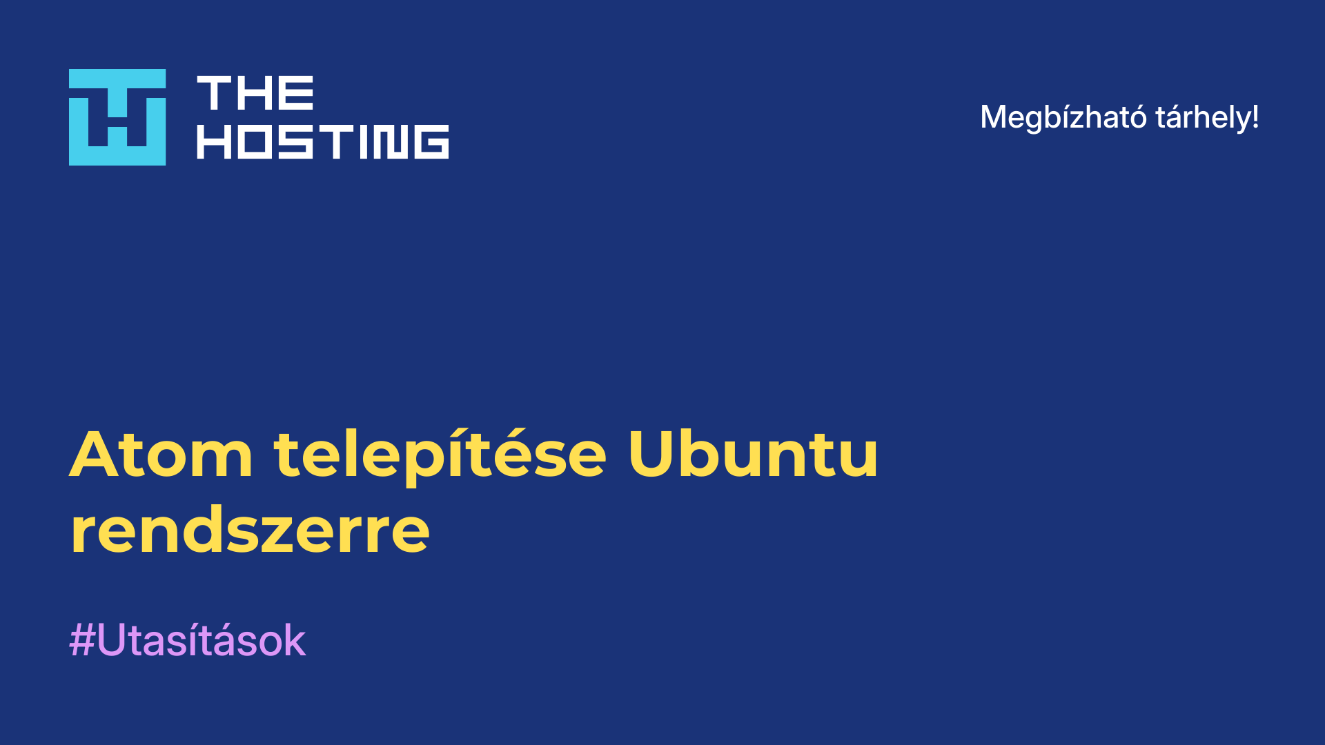 Atom telepítése Ubuntu rendszerre