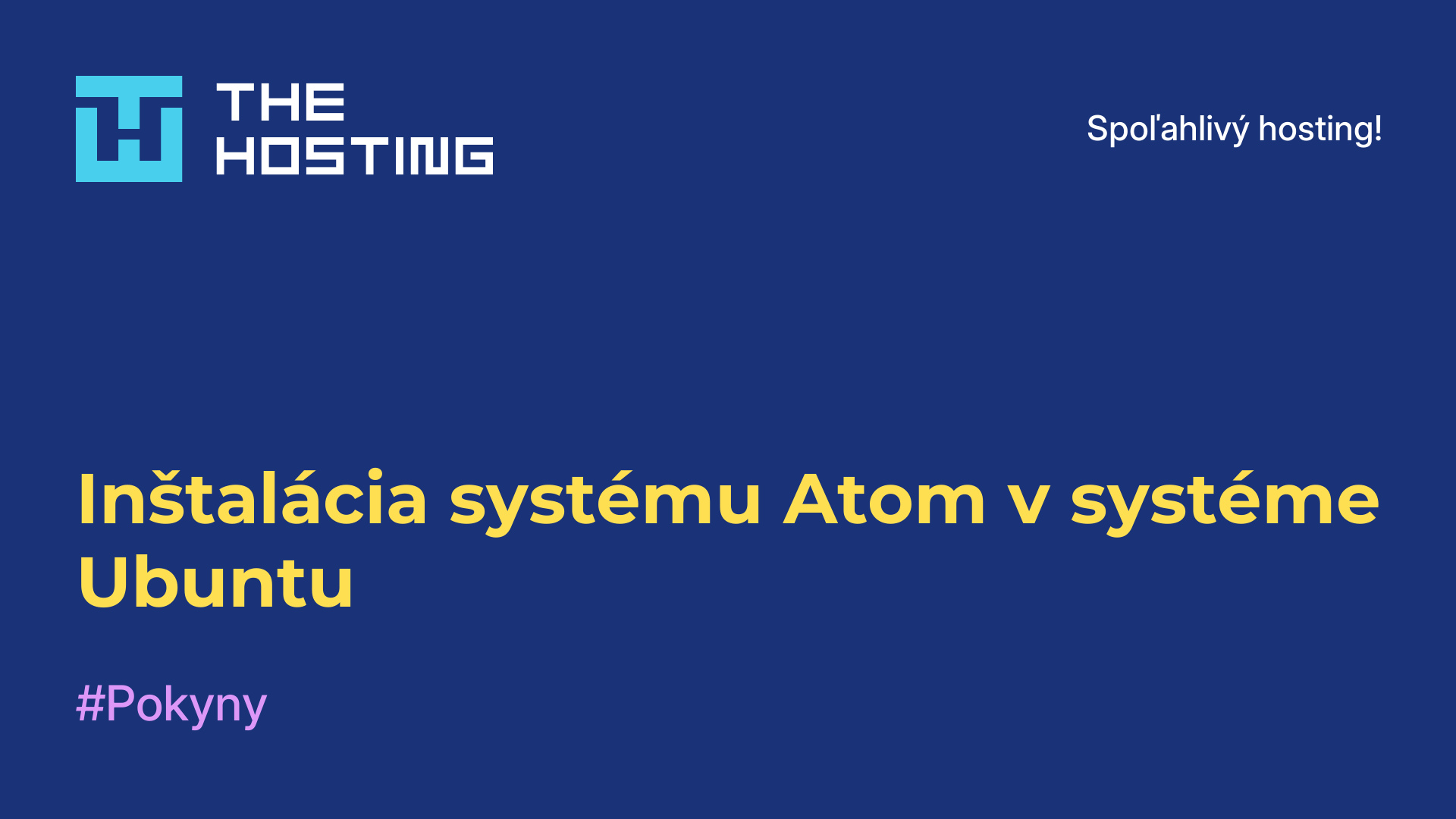 Inštalácia systému Atom v systéme Ubuntu