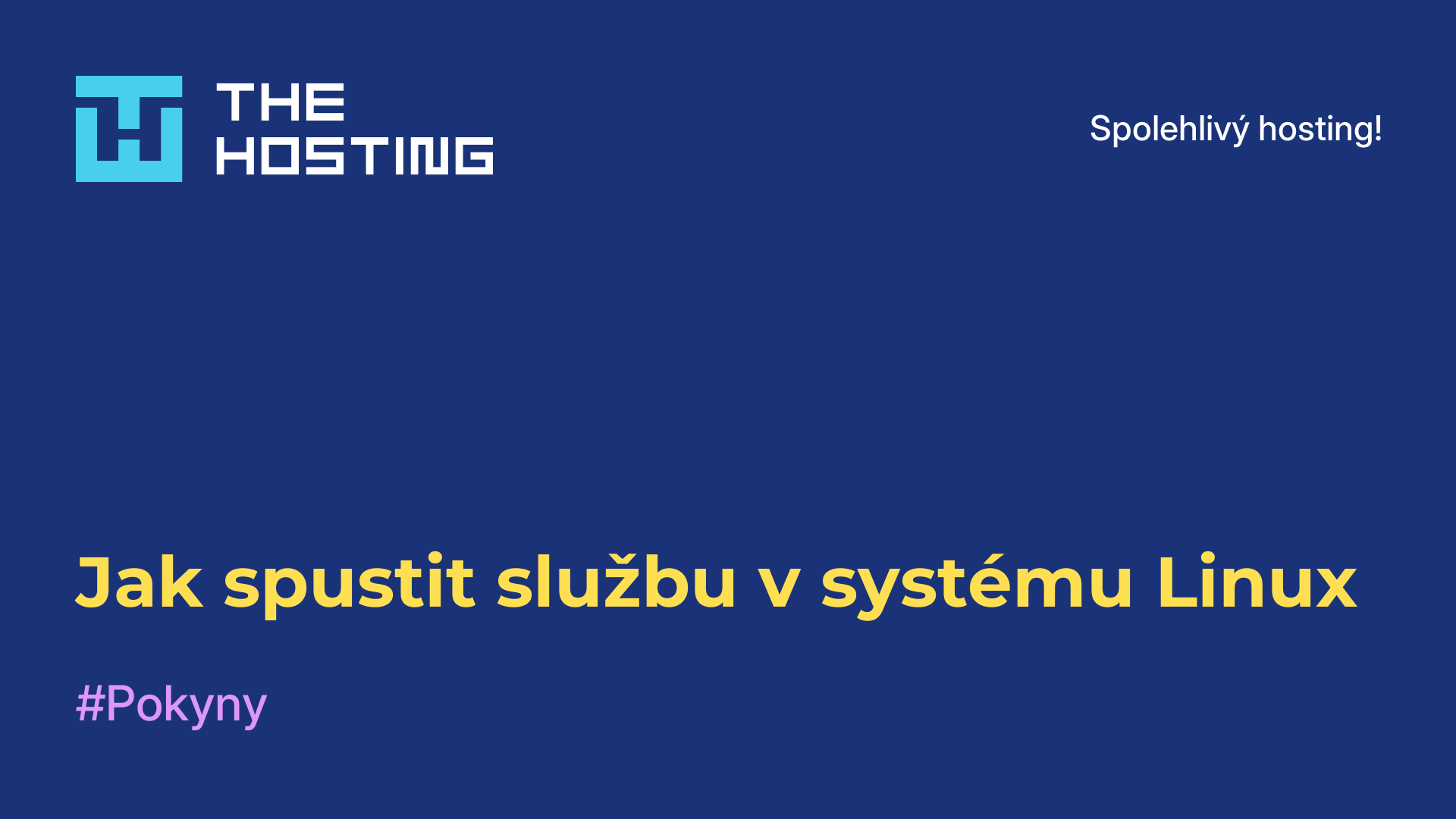 Jak spustit službu v systému Linux