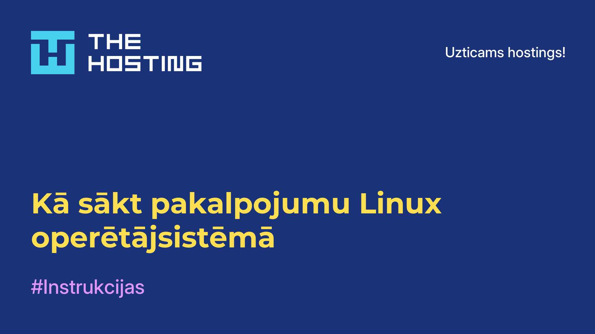 Kā sākt pakalpojumu Linux operētājsistēmā