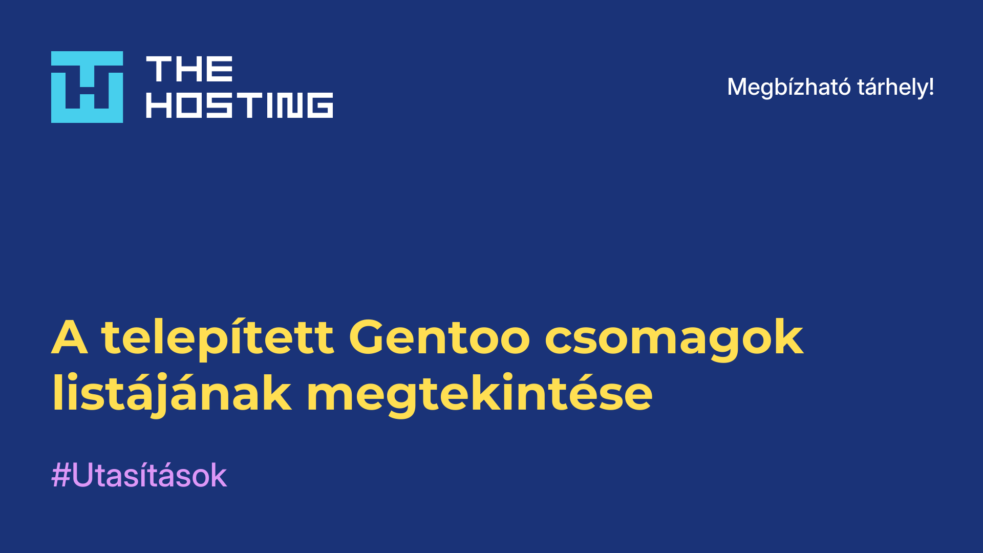 A telepített Gentoo csomagok listájának megtekintése