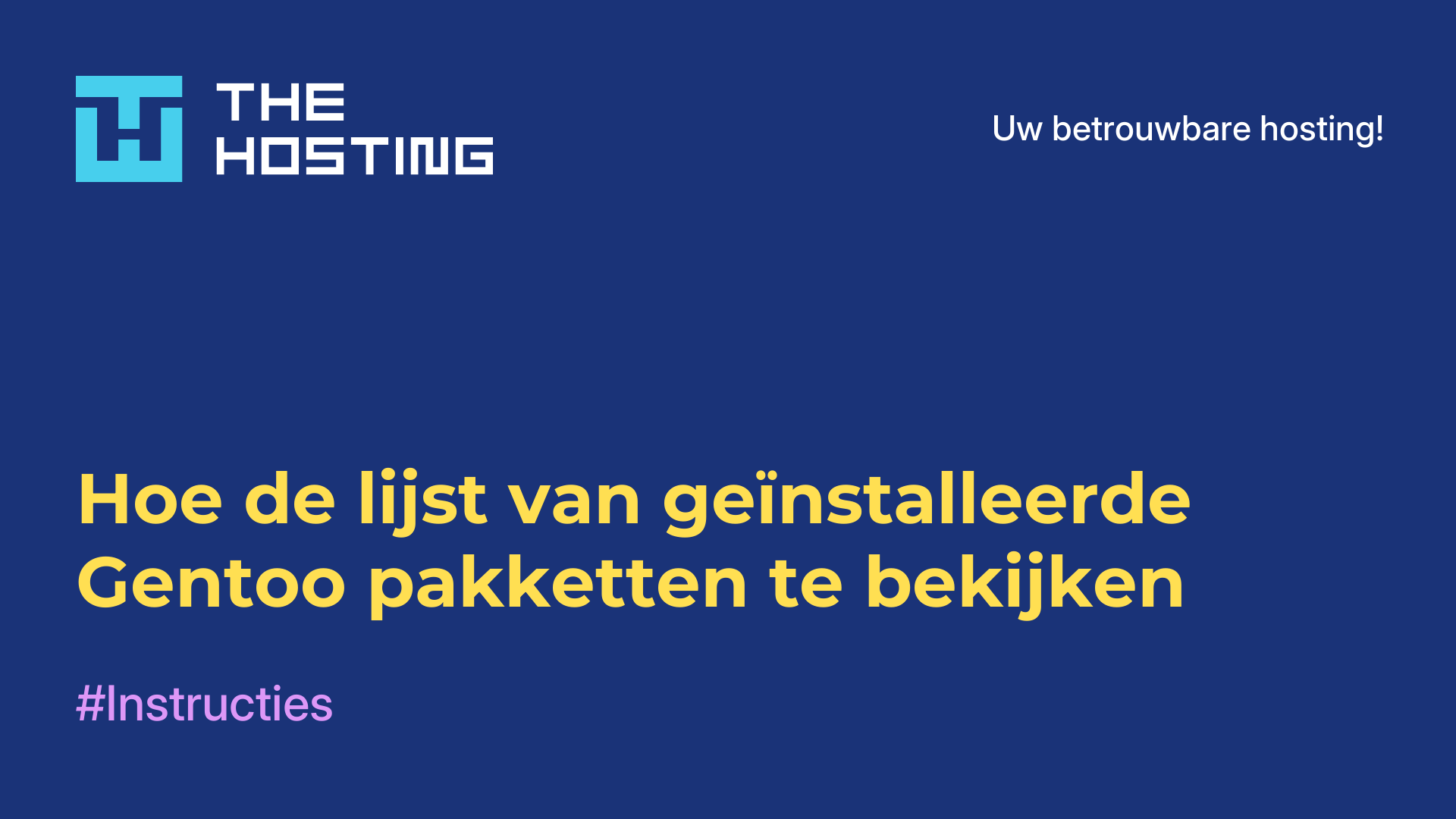 Hoe de lijst van geïnstalleerde Gentoo pakketten te bekijken