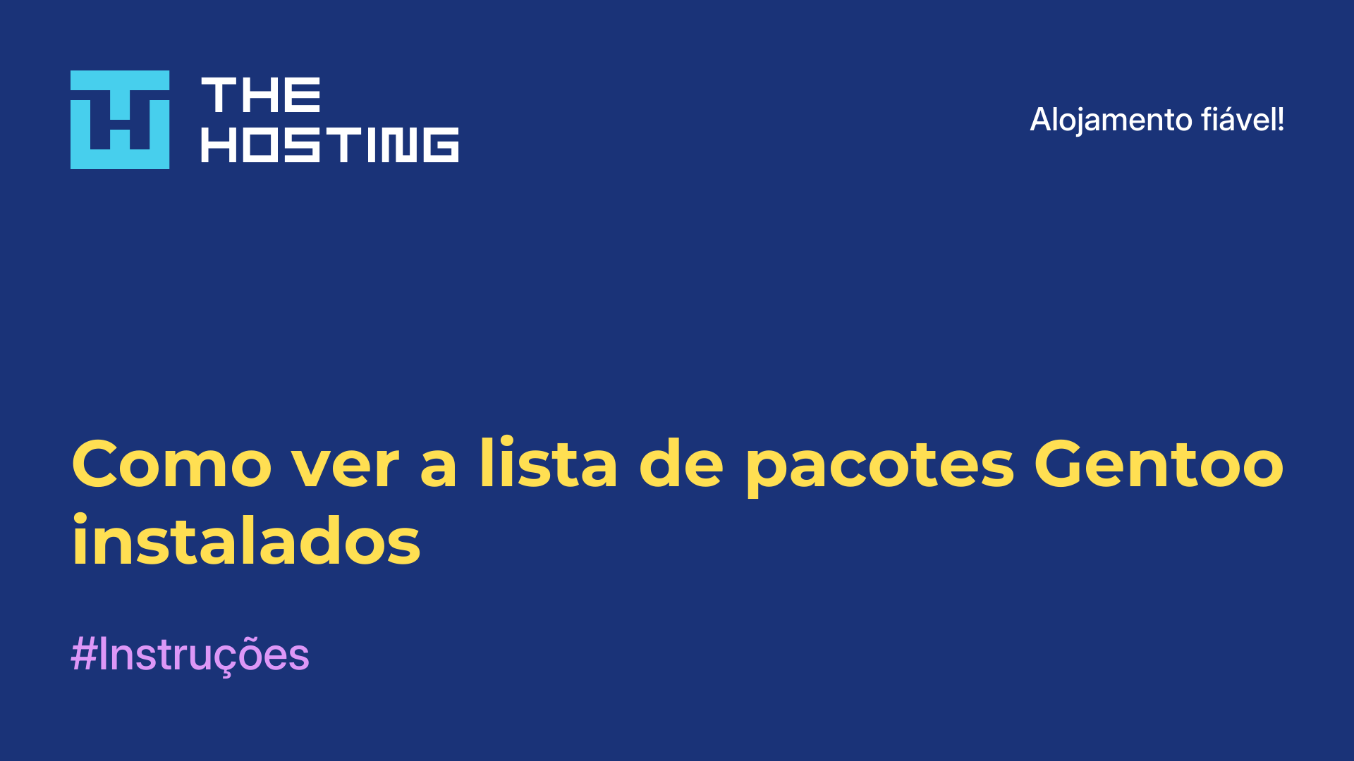 Como ver a lista de pacotes Gentoo instalados
