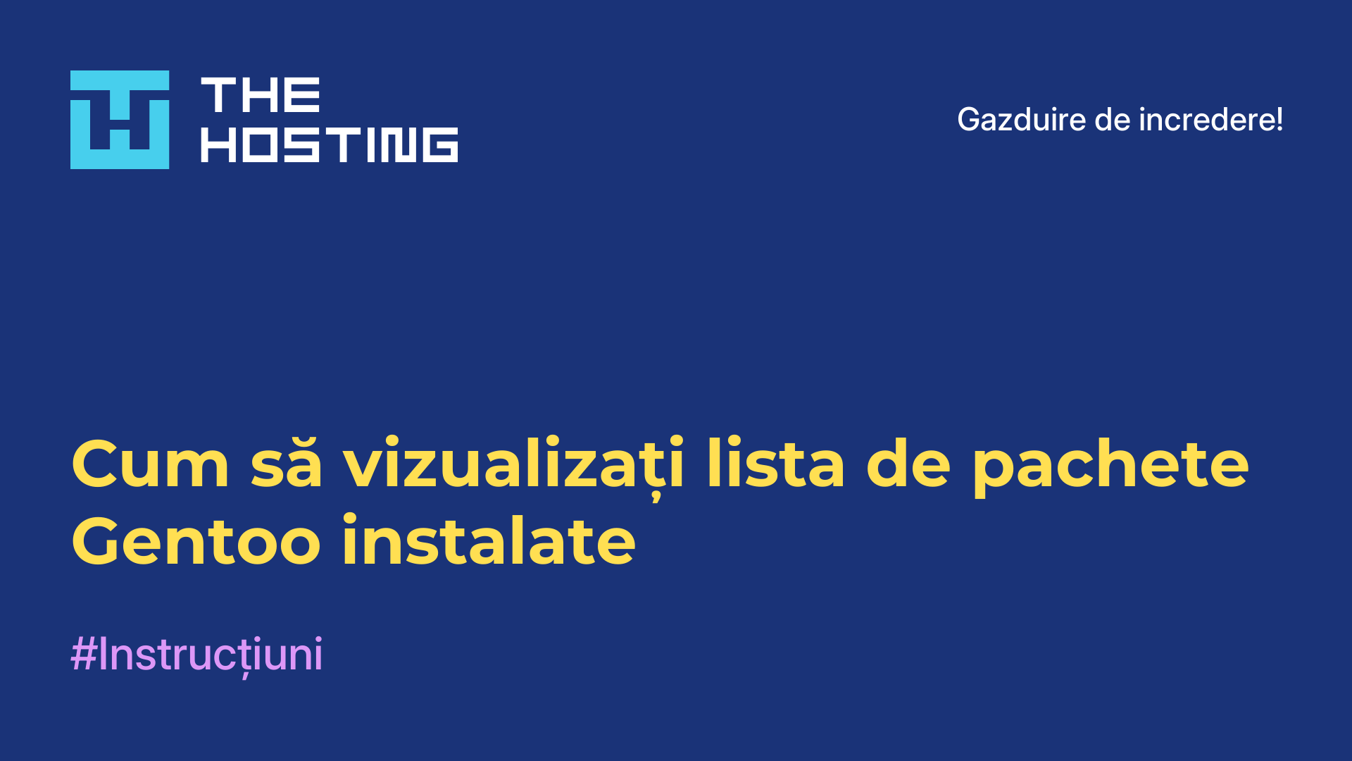 Cum să vizualizați lista de pachete Gentoo instalate