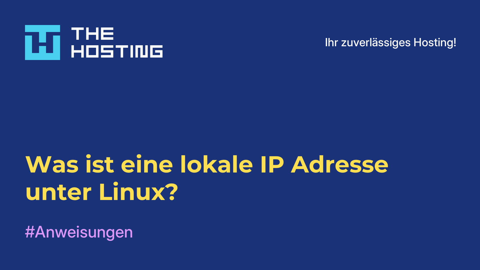 Was ist eine lokale IP-Adresse unter Linux?