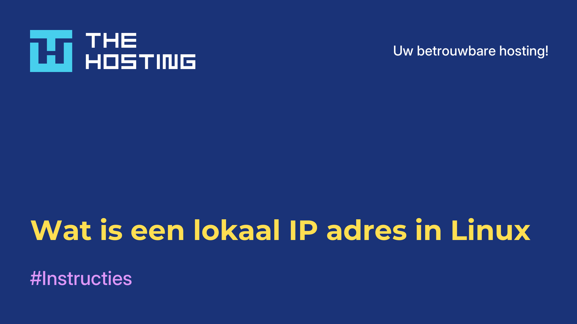 Wat is een lokaal IP-adres in Linux