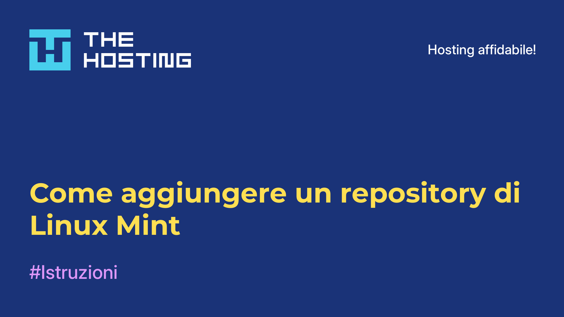 Come aggiungere un repository di Linux Mint