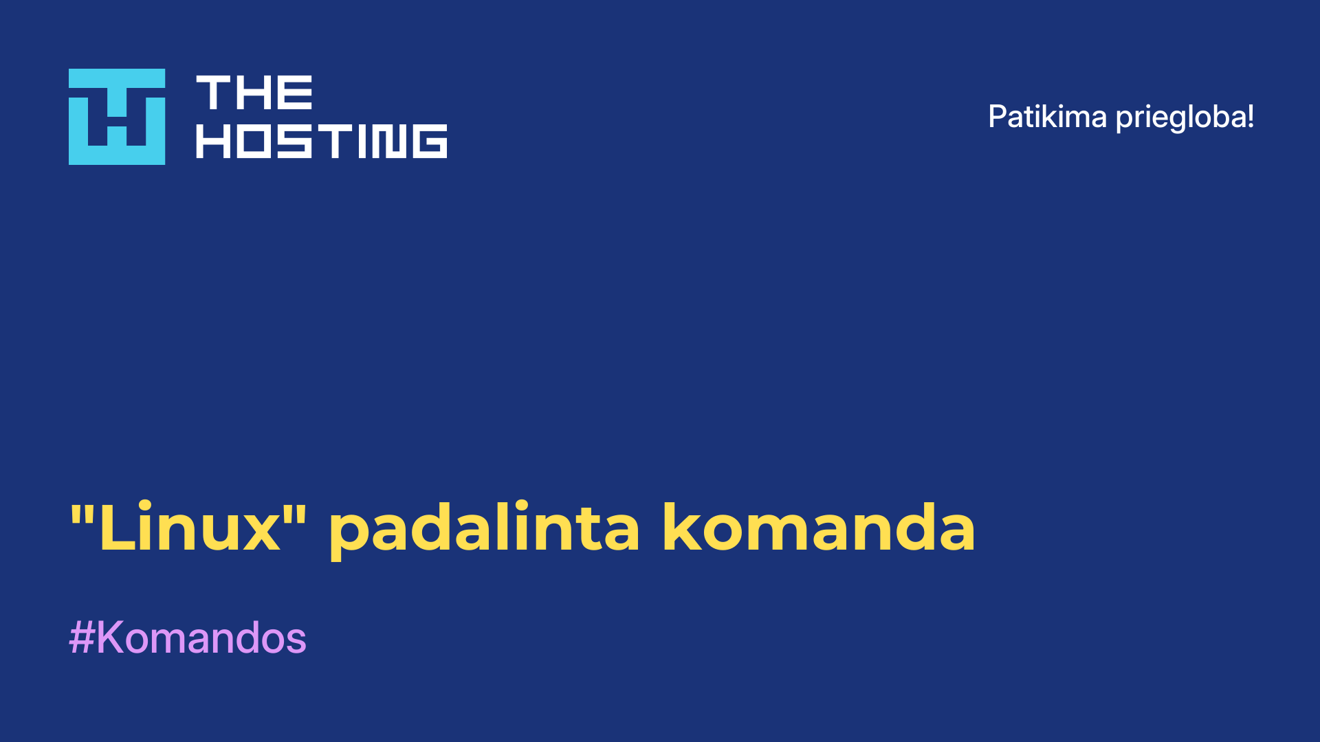 "Linux" padalinta komanda