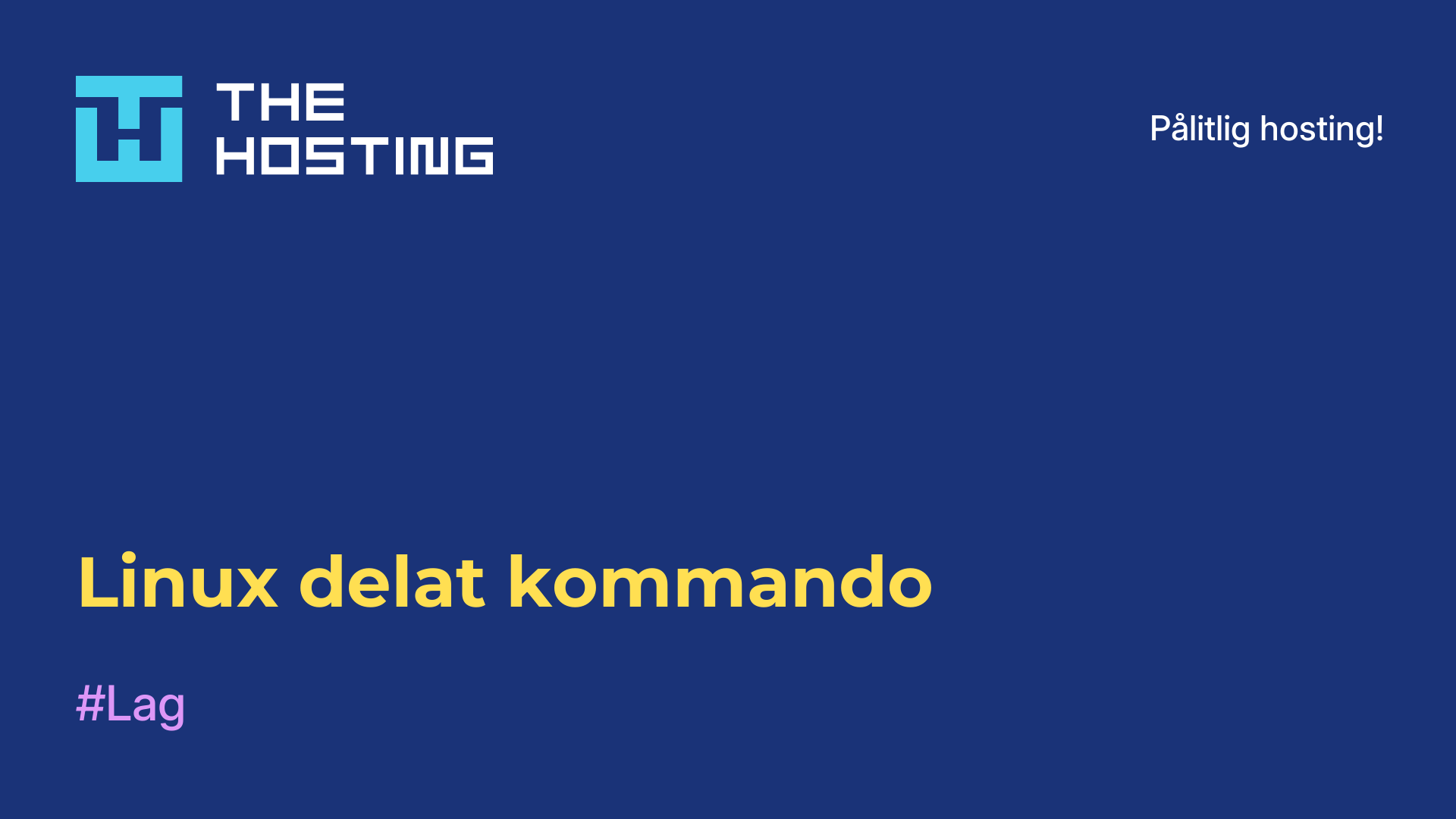 Linux delat kommando