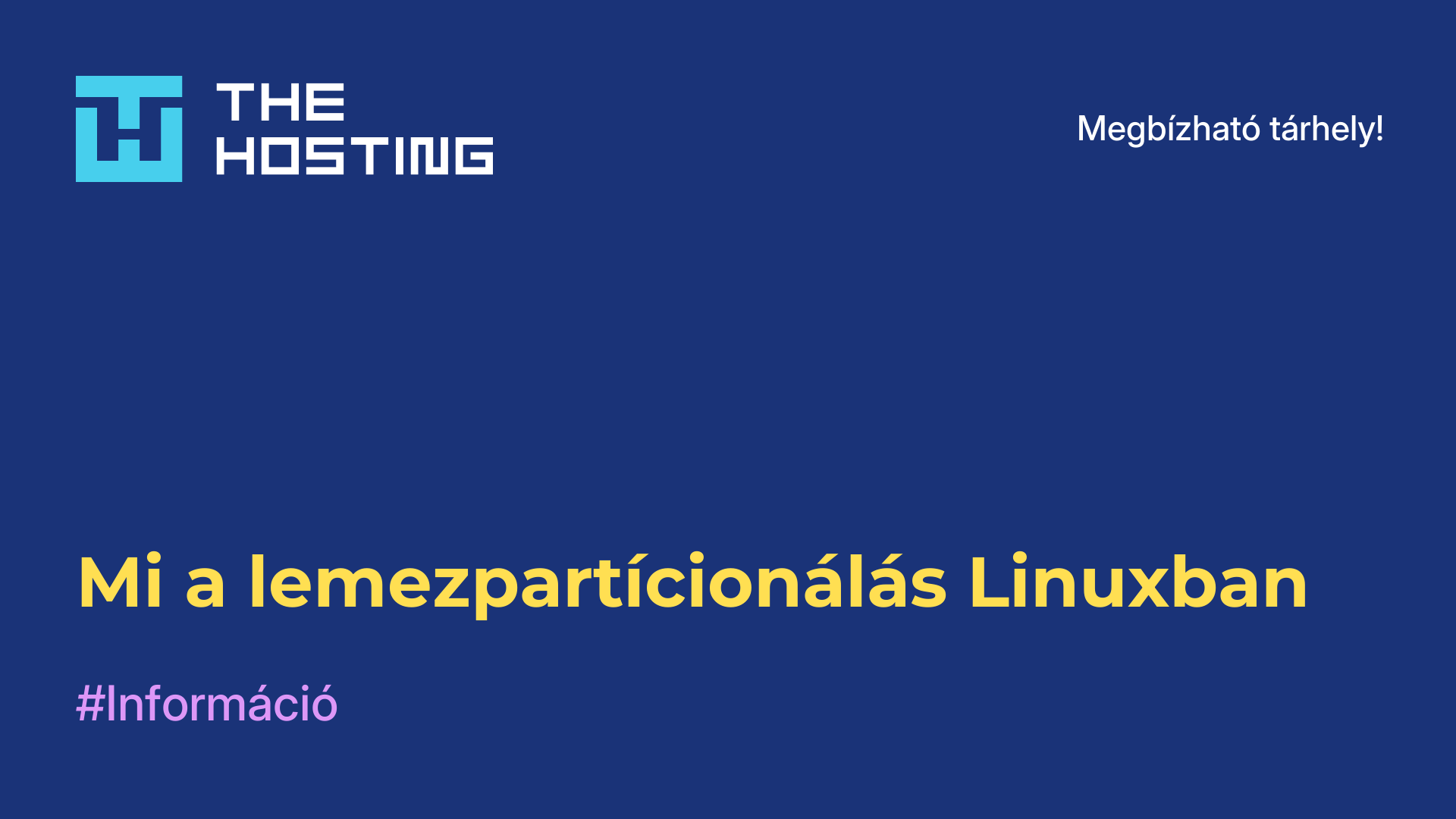 Mi a lemezpartícionálás Linuxban
