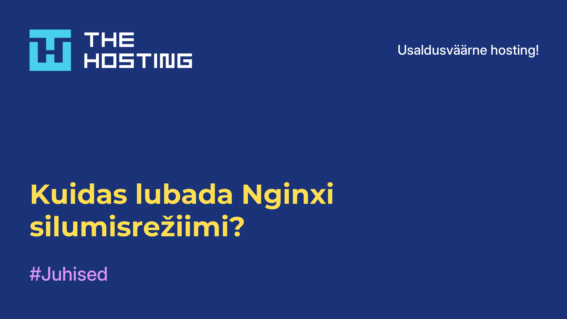 Kuidas lubada Nginxi silumisrežiimi?