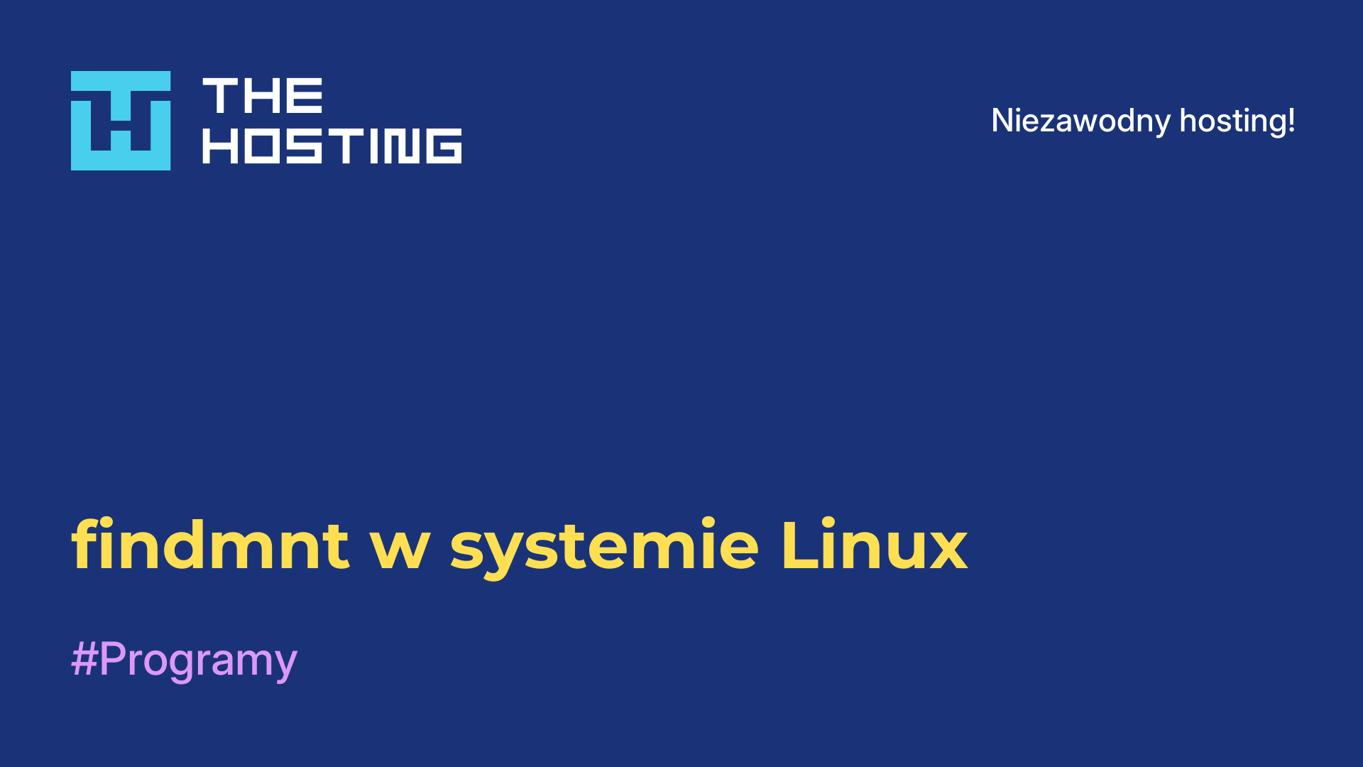 findmnt w systemie Linux