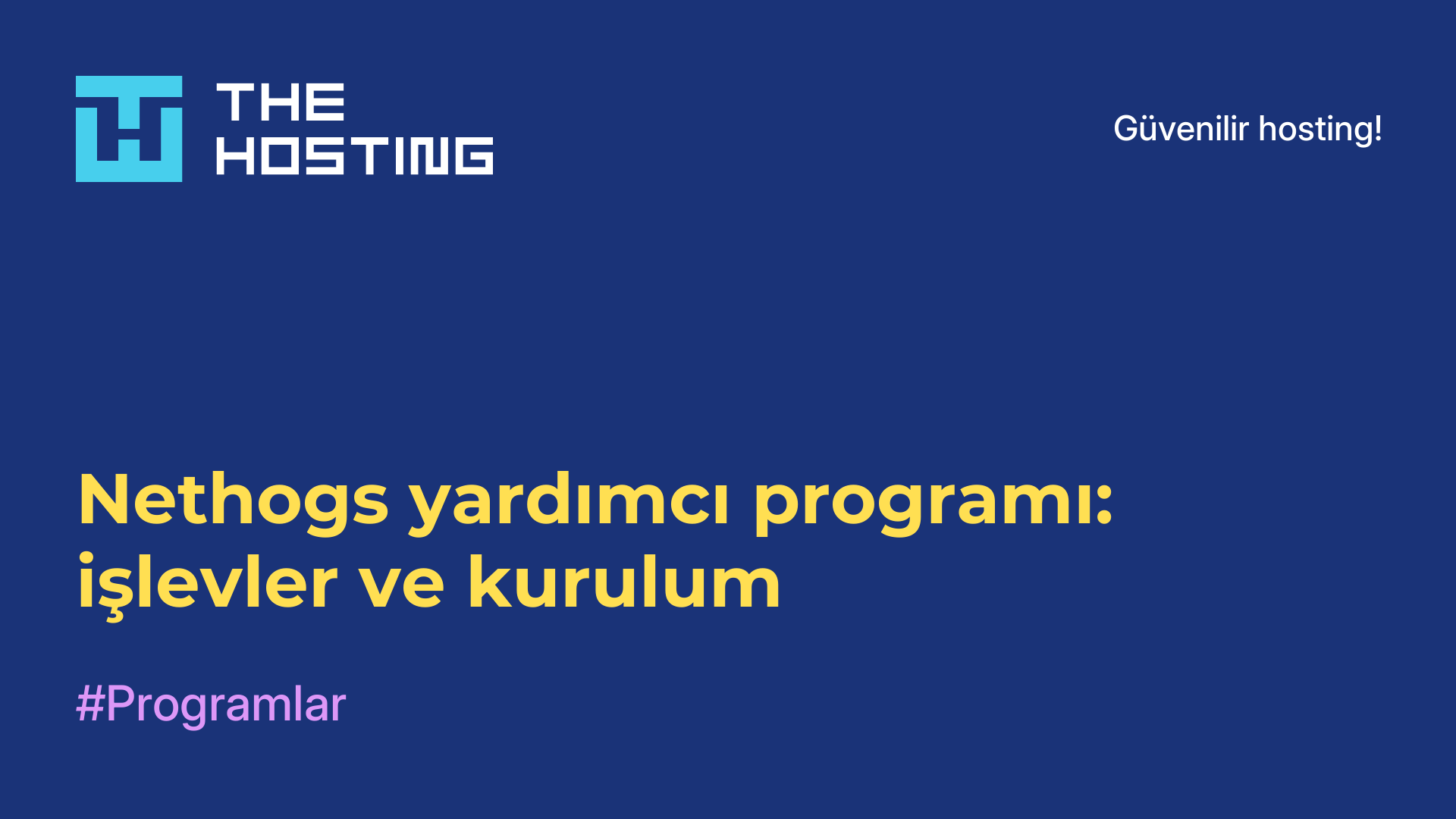 Nethogs yardımcı programı: işlevler ve kurulum