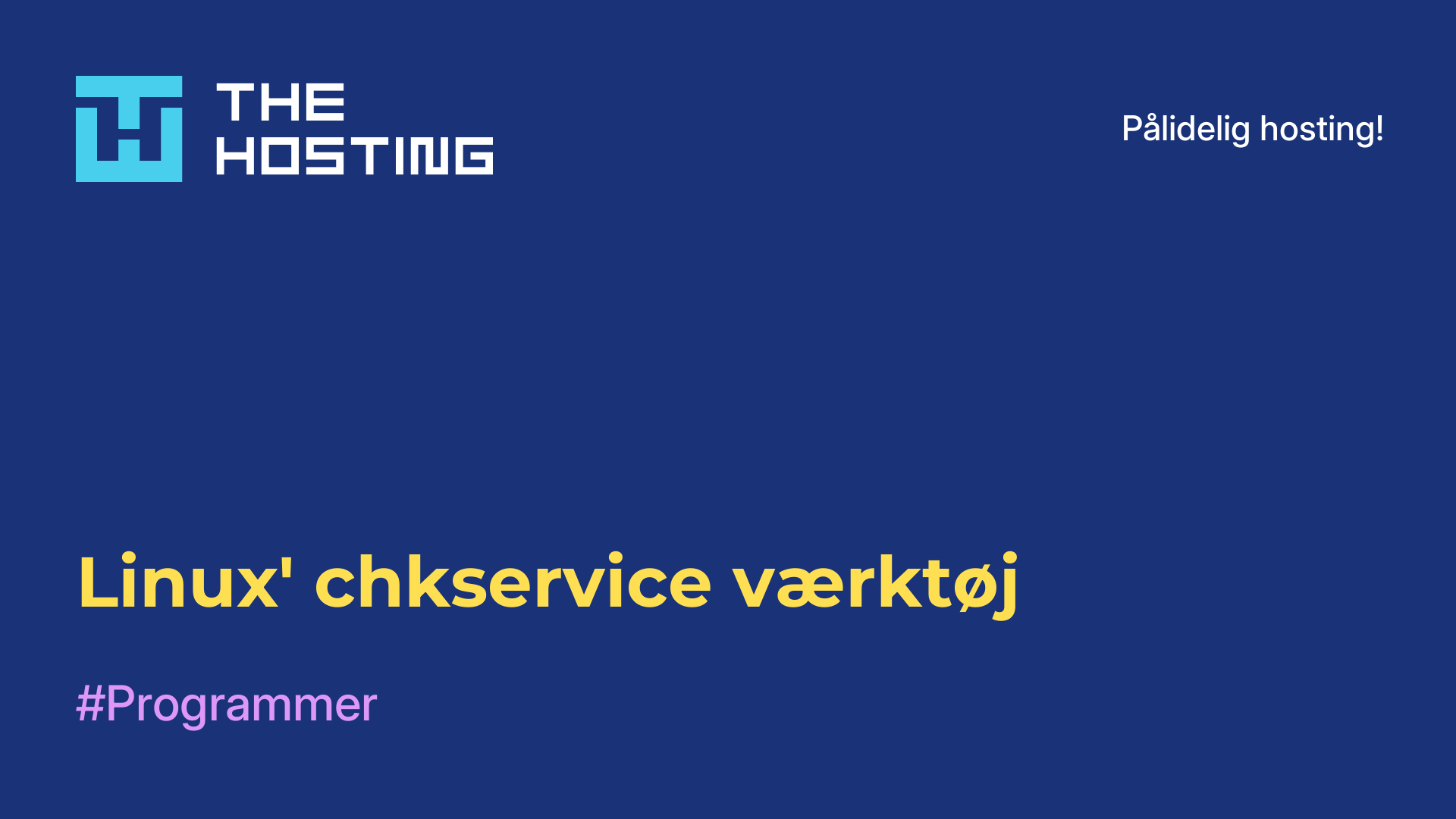 Linux' chkservice-værktøj