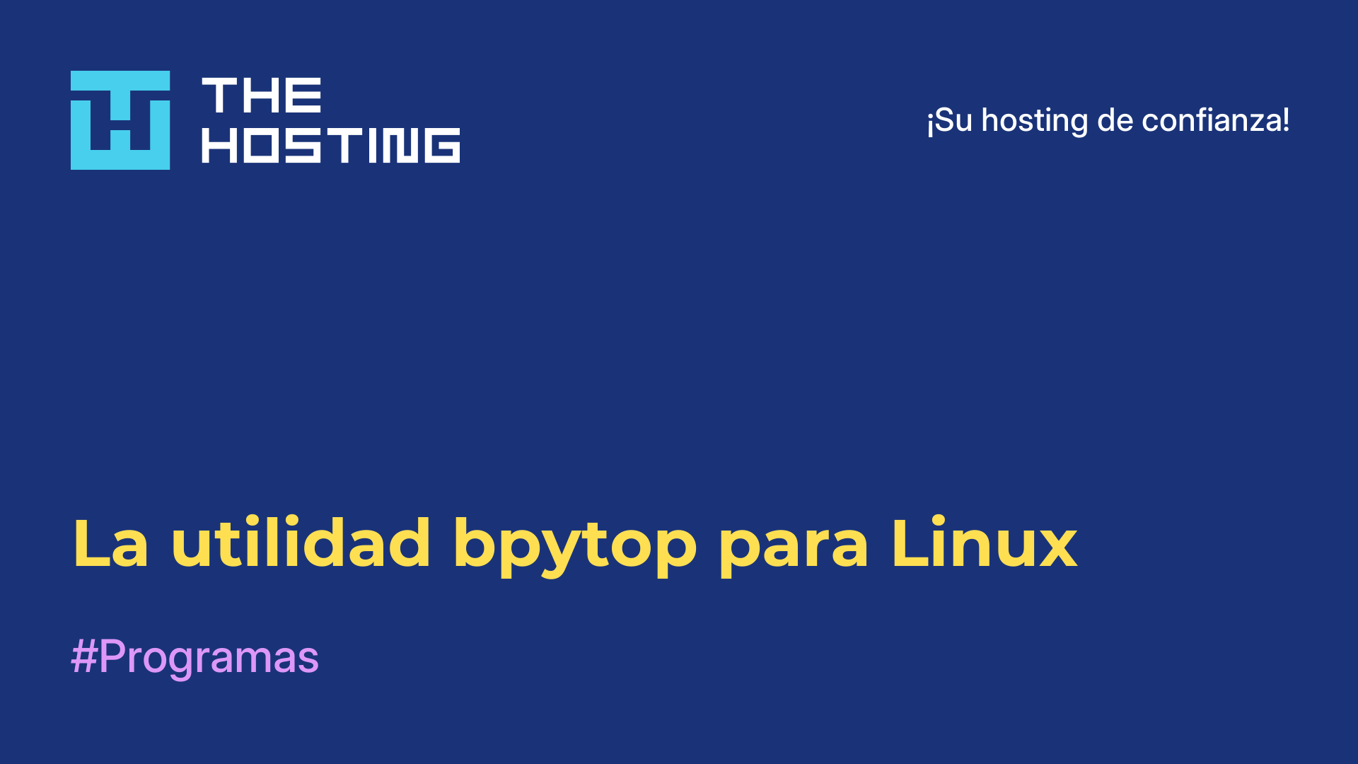 La utilidad bpytop para Linux