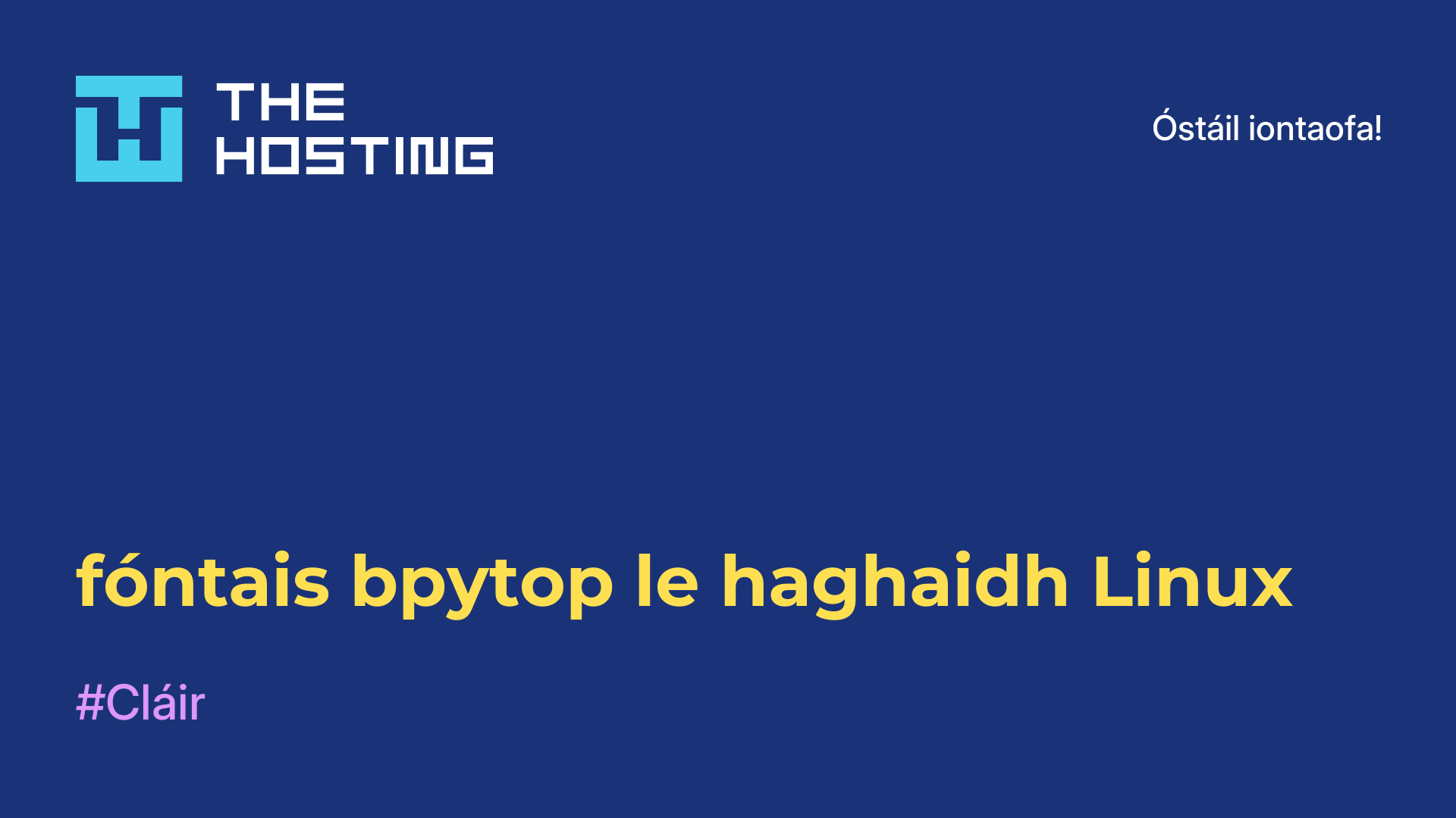 fóntais bpytop le haghaidh Linux