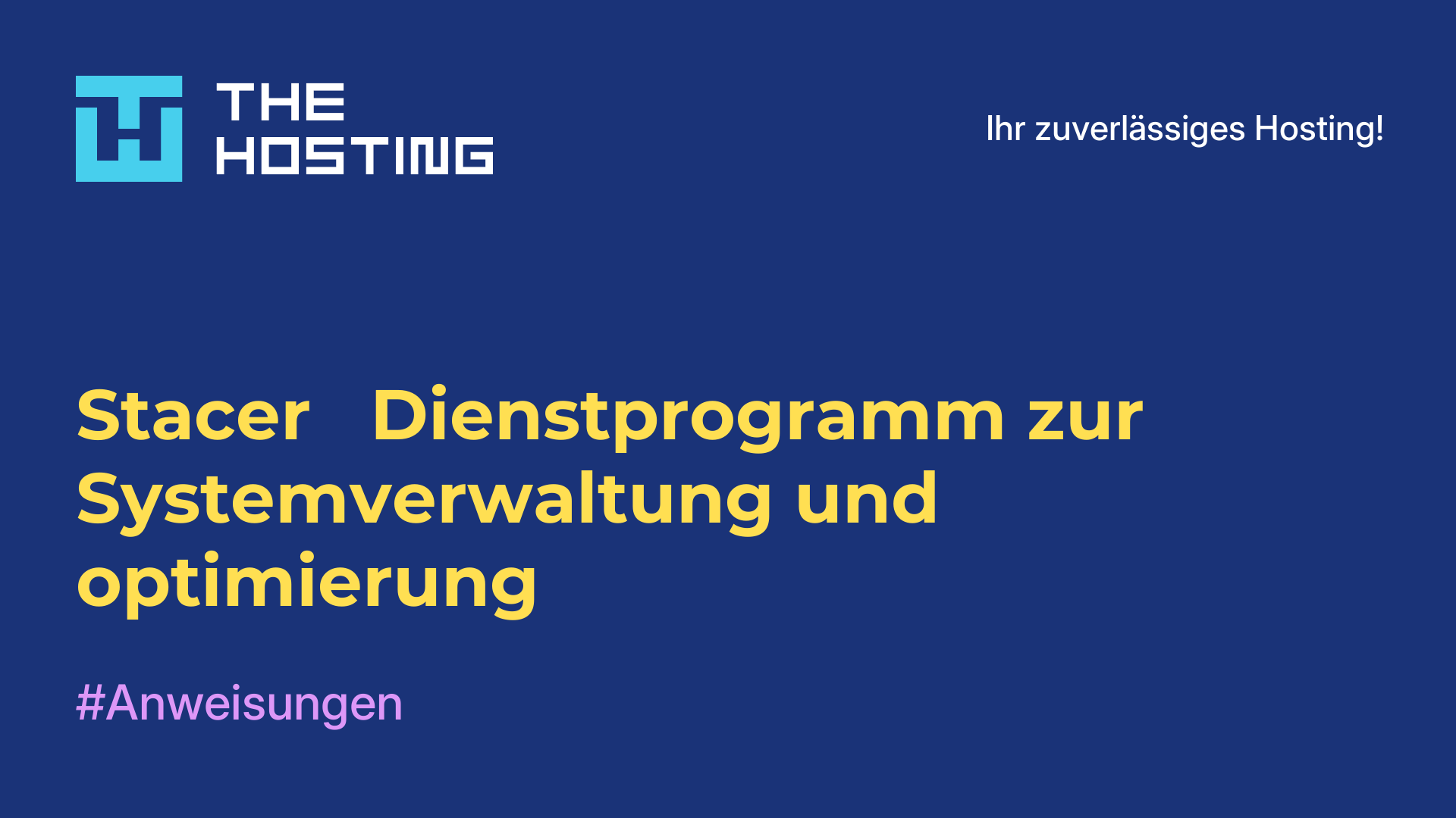 Stacer - Dienstprogramm zur Systemverwaltung und -optimierung