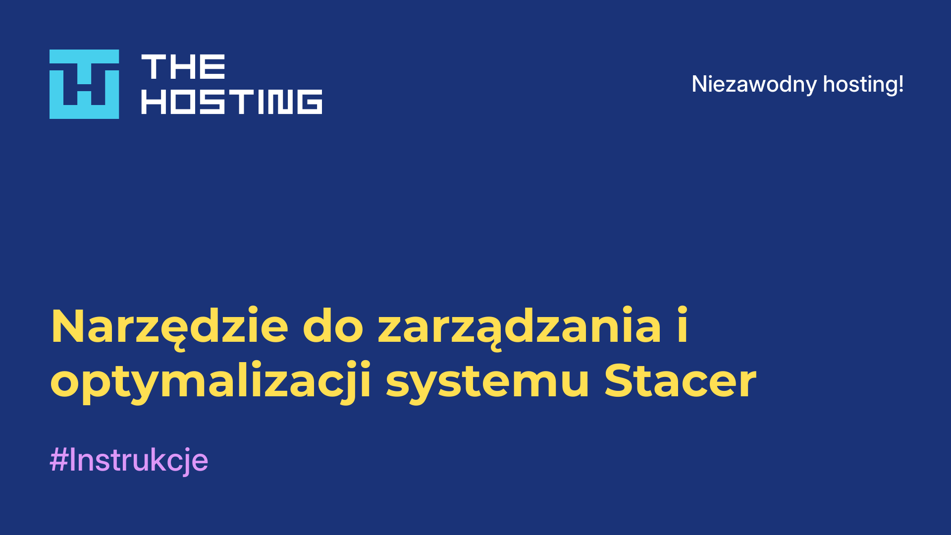Narzędzie do zarządzania i optymalizacji systemu Stacer