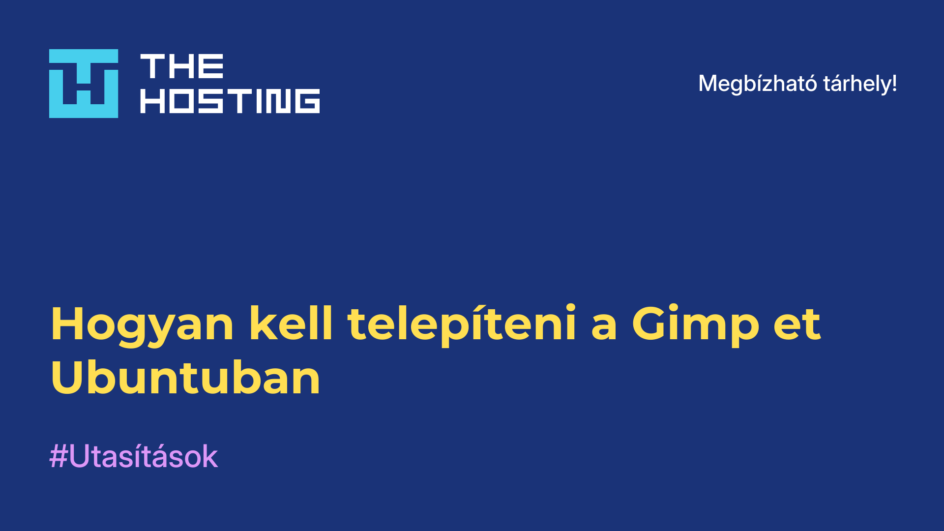 Hogyan kell telepíteni a Gimp-et Ubuntuban