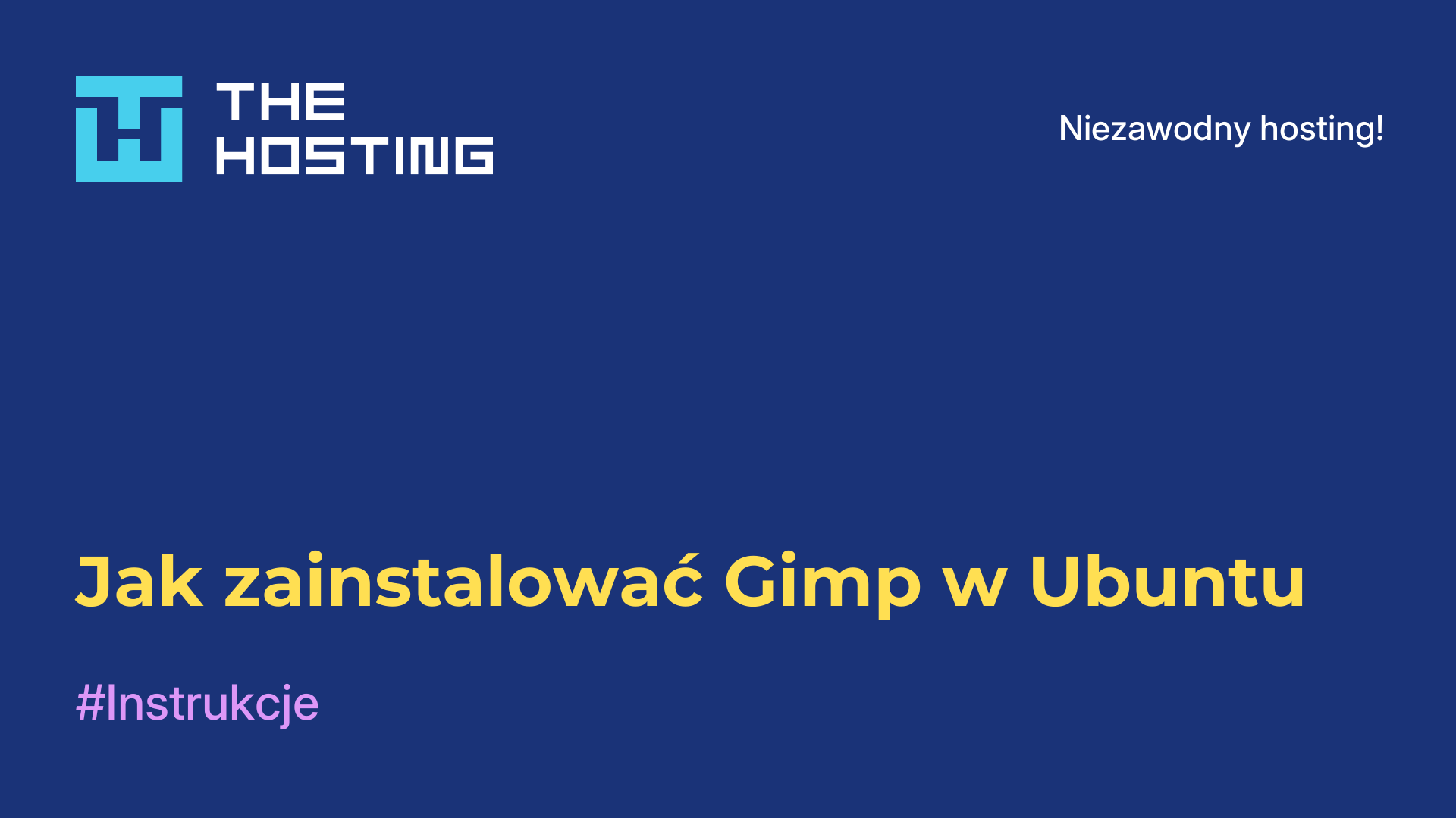Jak zainstalować Gimp w Ubuntu