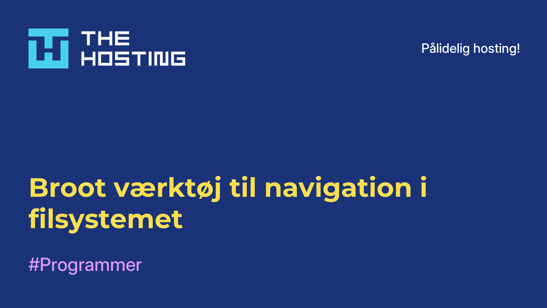 Broot-værktøj til navigation i filsystemet