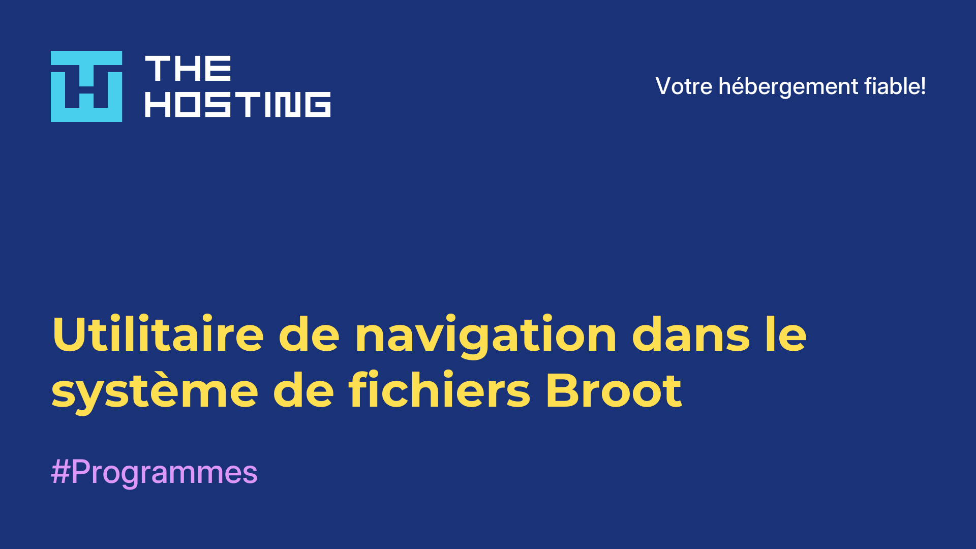 Utilitaire de navigation dans le système de fichiers Broot