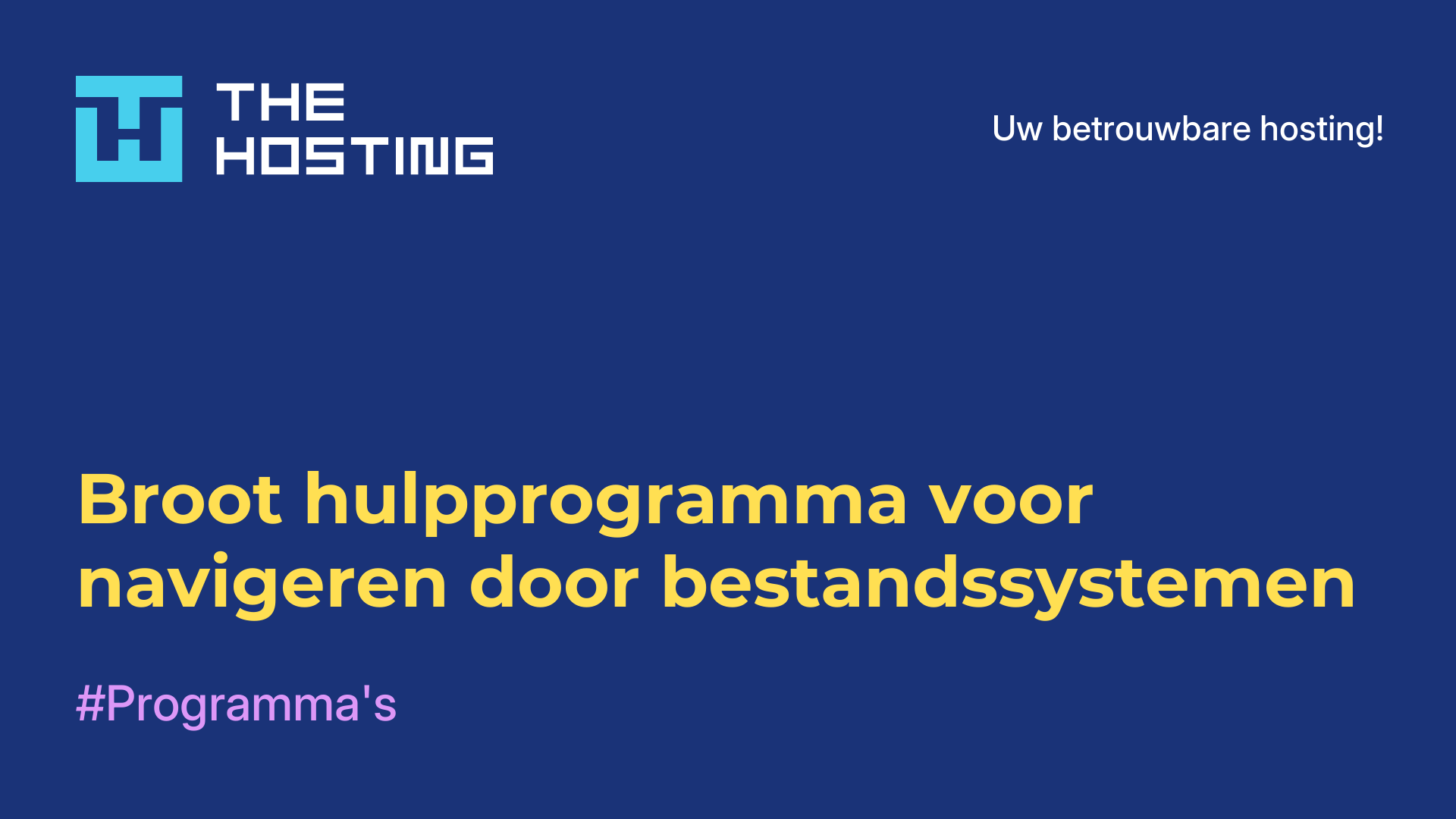 Broot hulpprogramma voor navigeren door bestandssystemen