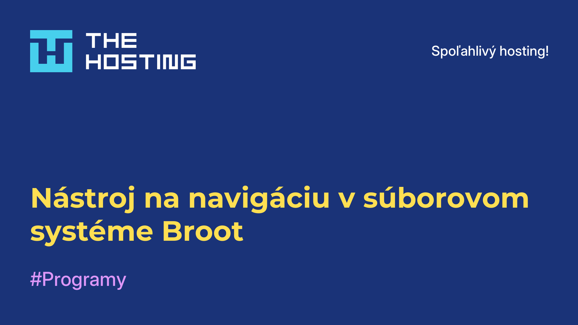 Nástroj na navigáciu v súborovom systéme Broot