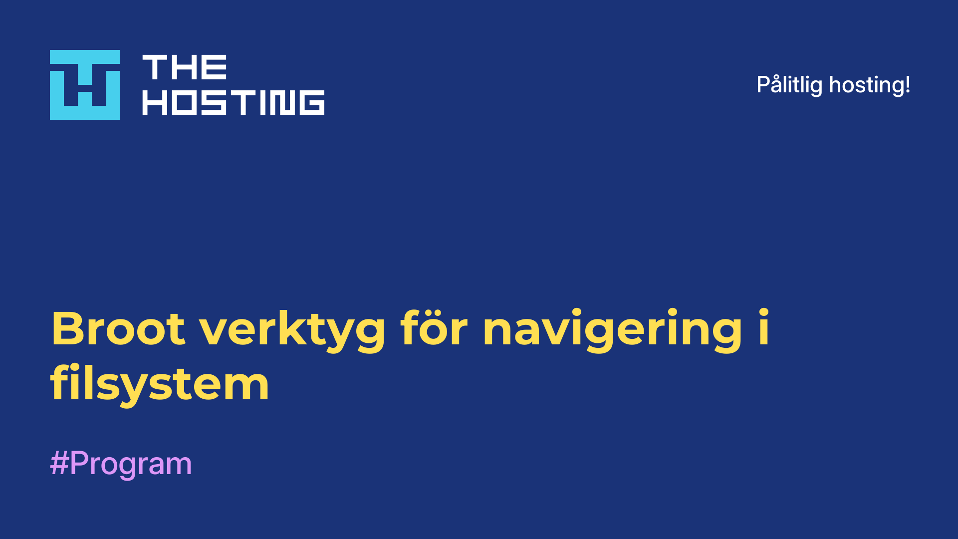 Broot verktyg för navigering i filsystem