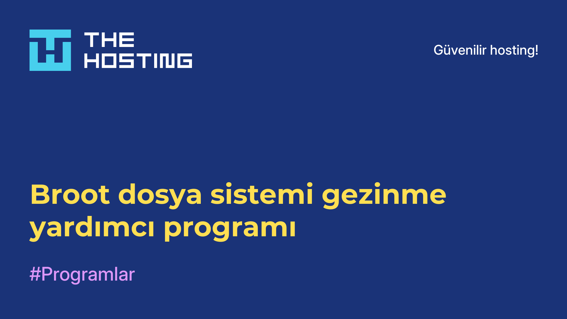 Broot dosya sistemi gezinme yardımcı programı