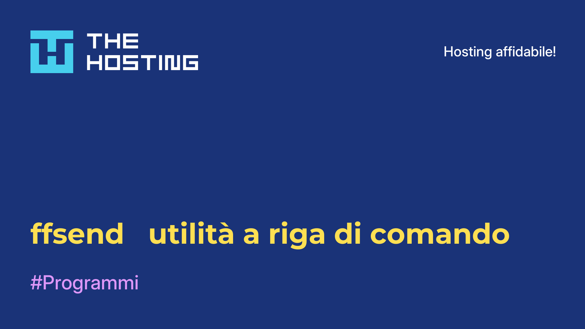 ffsend - utilità a riga di comando