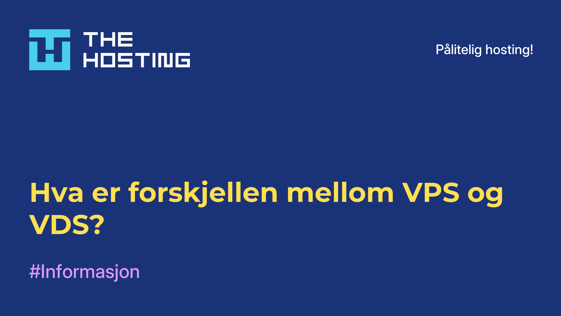 Hva er forskjellen mellom VPS og VDS?