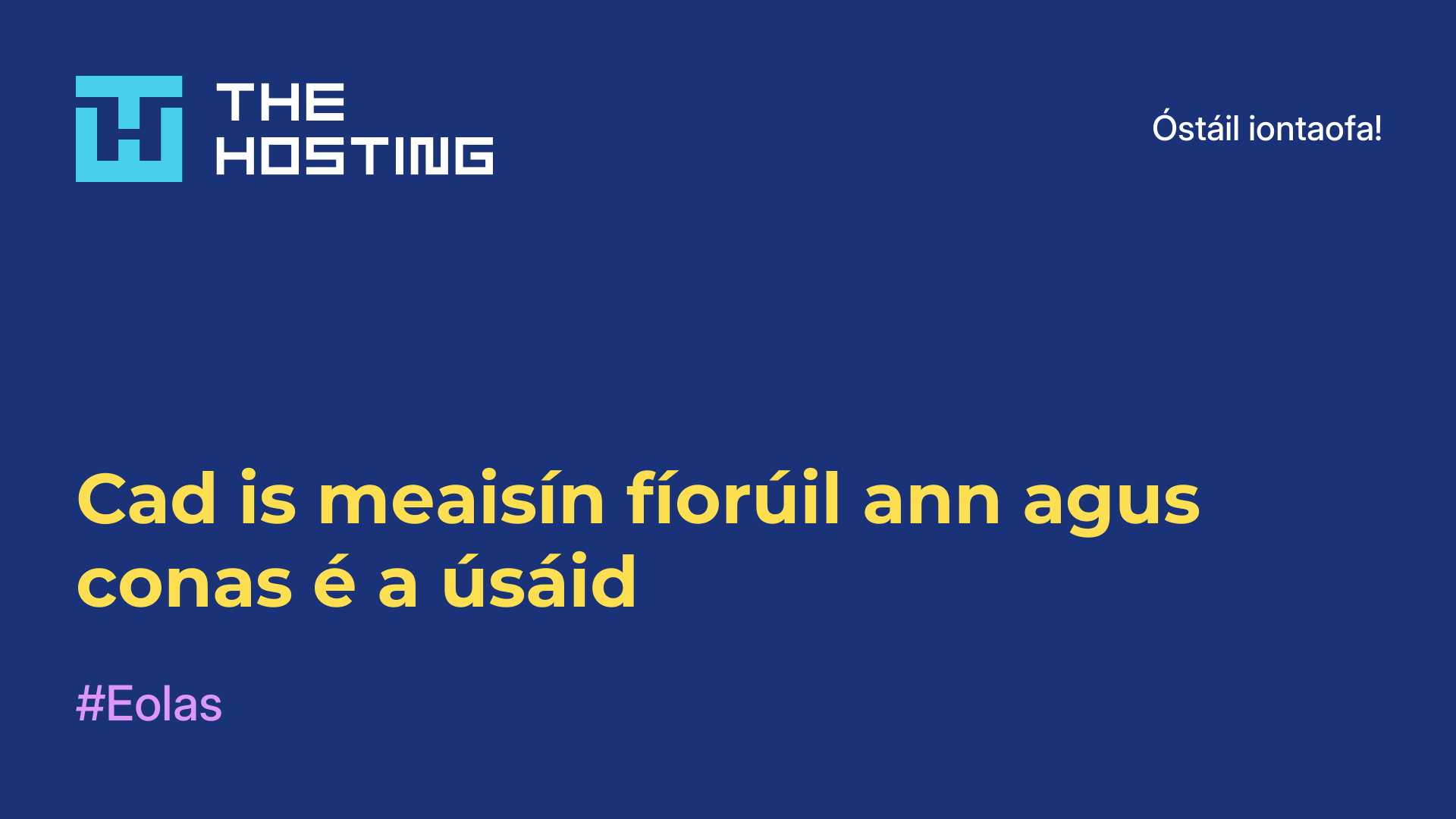 Cad is meaisín fíorúil ann agus conas é a úsáid