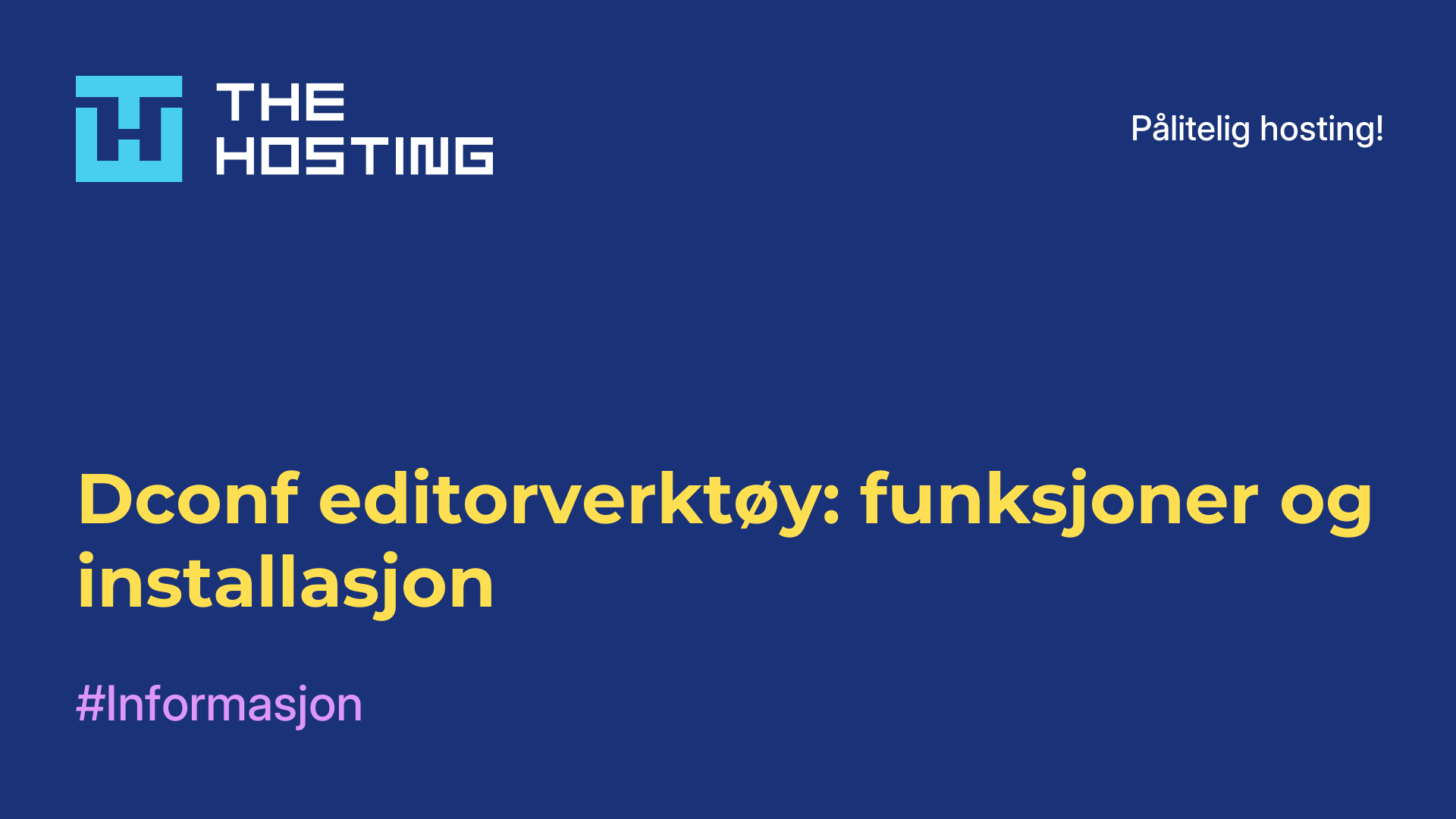 Dconf-editorverktøy: funksjoner og installasjon