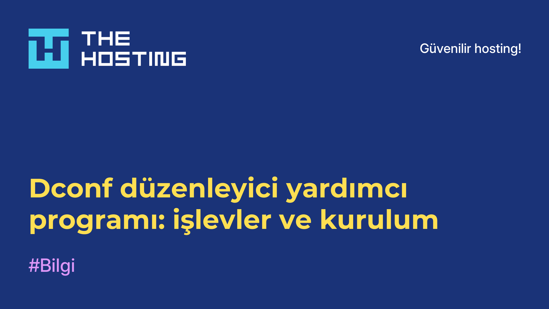 Dconf düzenleyici yardımcı programı: işlevler ve kurulum