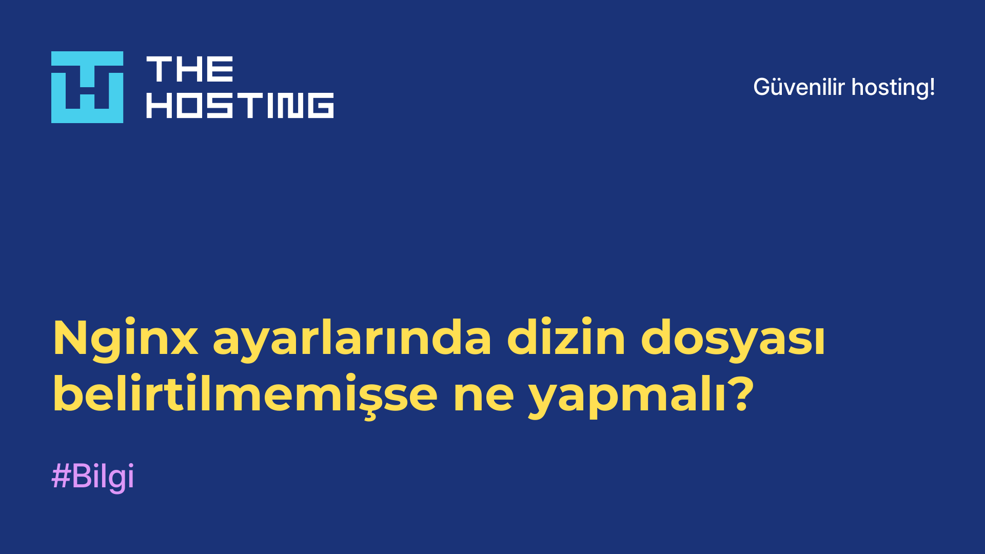 Nginx ayarlarında dizin dosyası belirtilmemişse ne yapmalı?