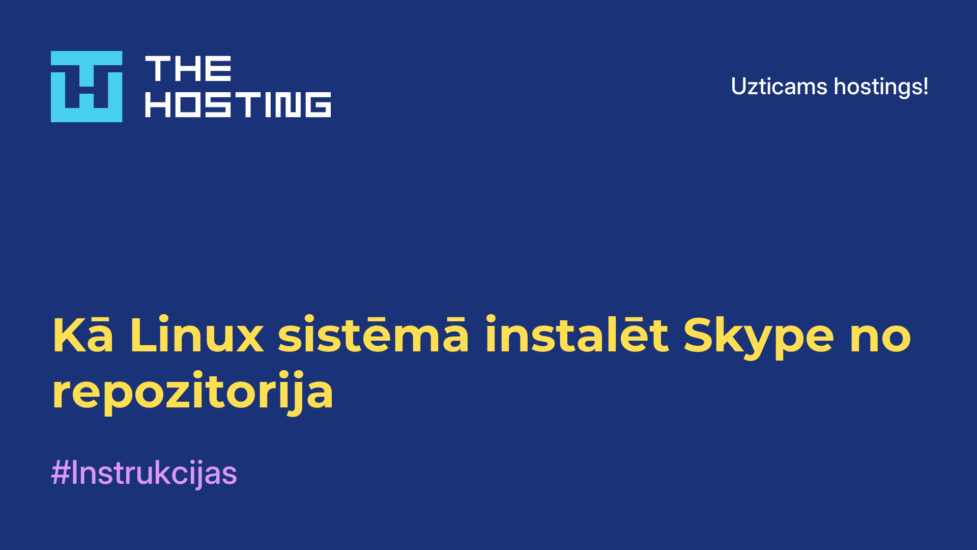 Kā Linux sistēmā instalēt Skype no repozitorija