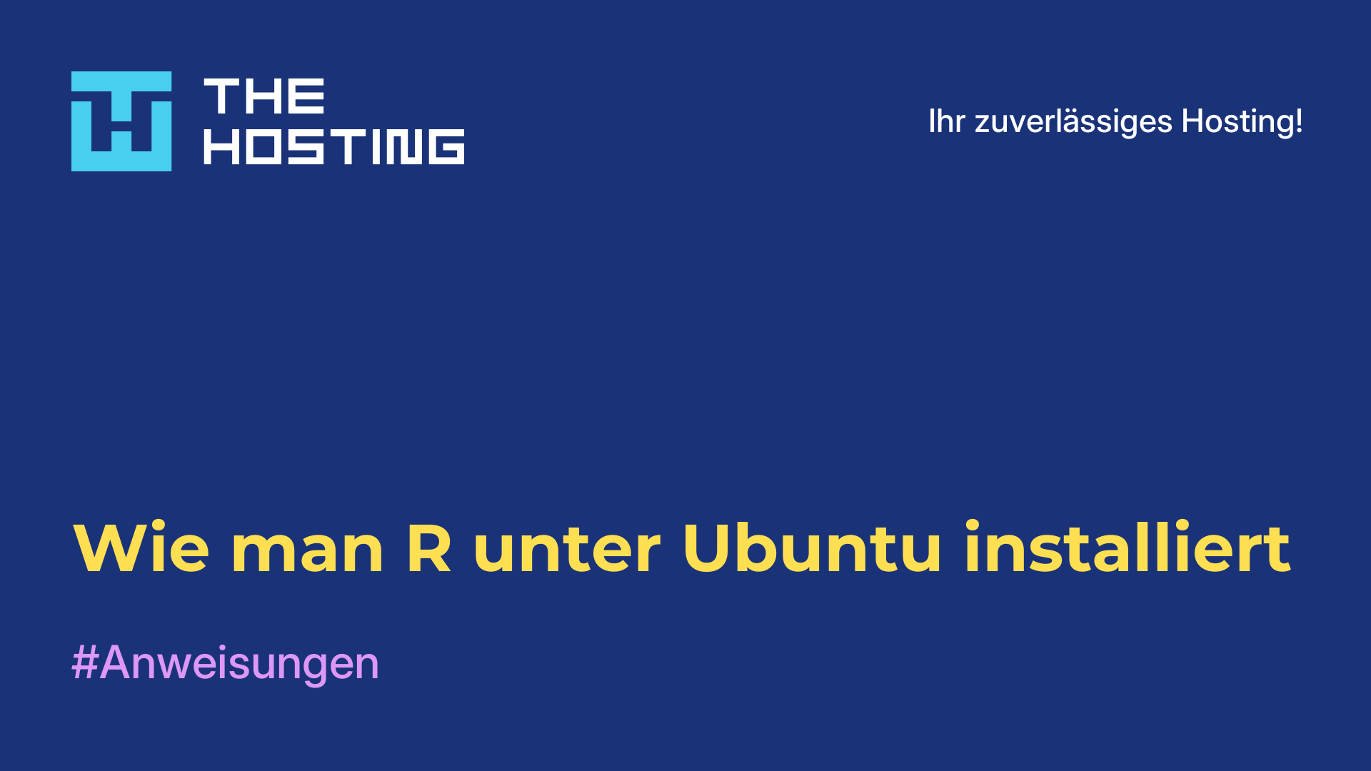 Wie man R unter Ubuntu installiert