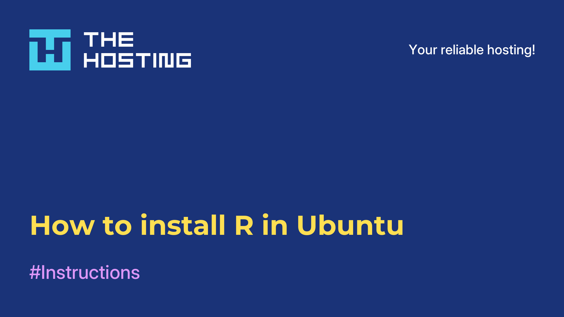 How to install R in Ubuntu