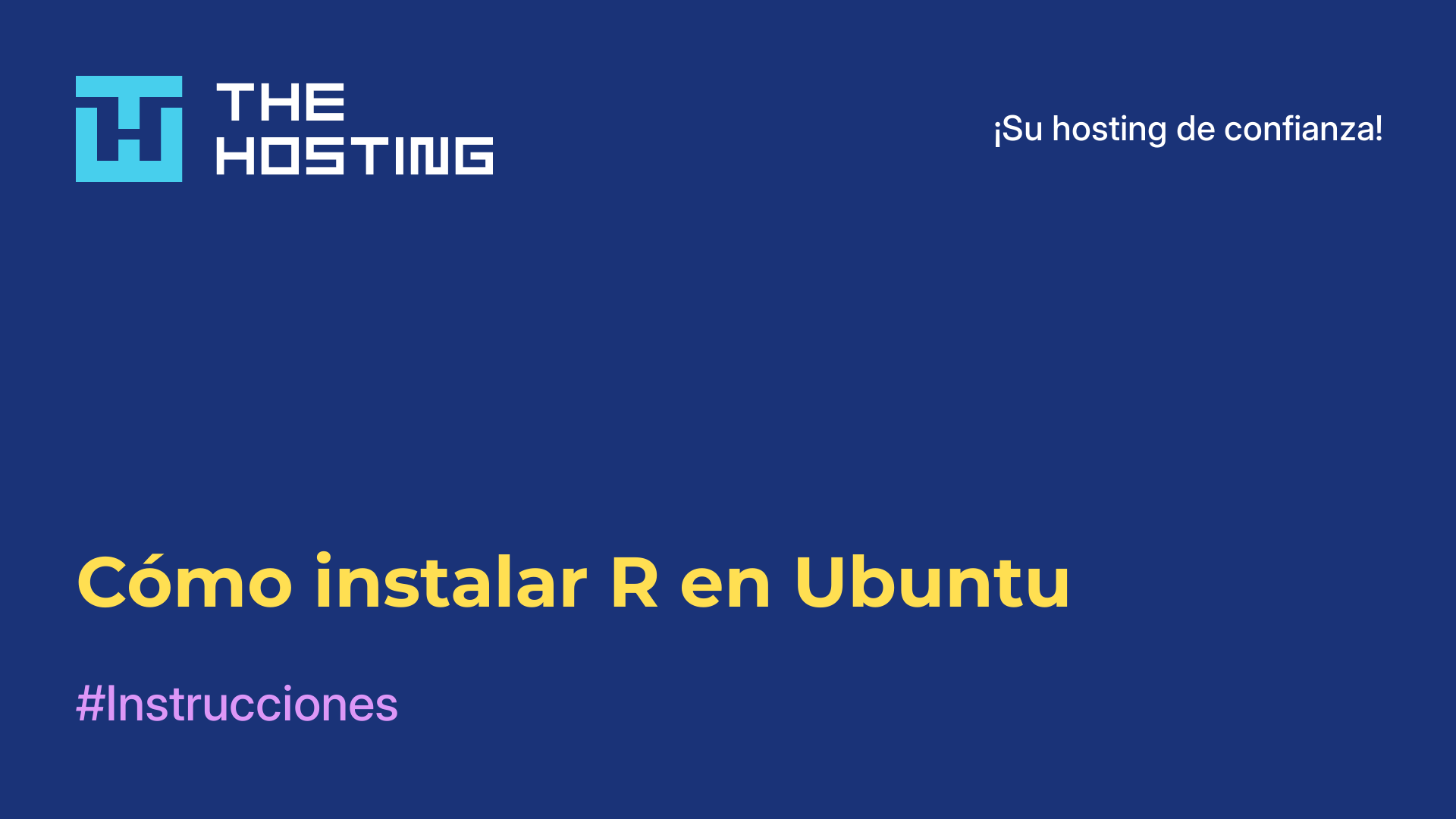 Cómo instalar R en Ubuntu