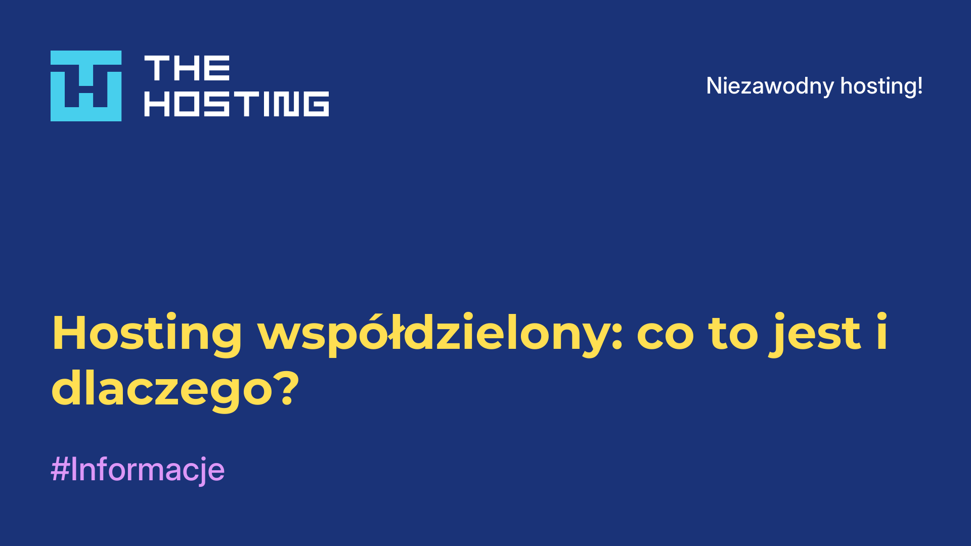 Hosting współdzielony: co to jest i dlaczego?