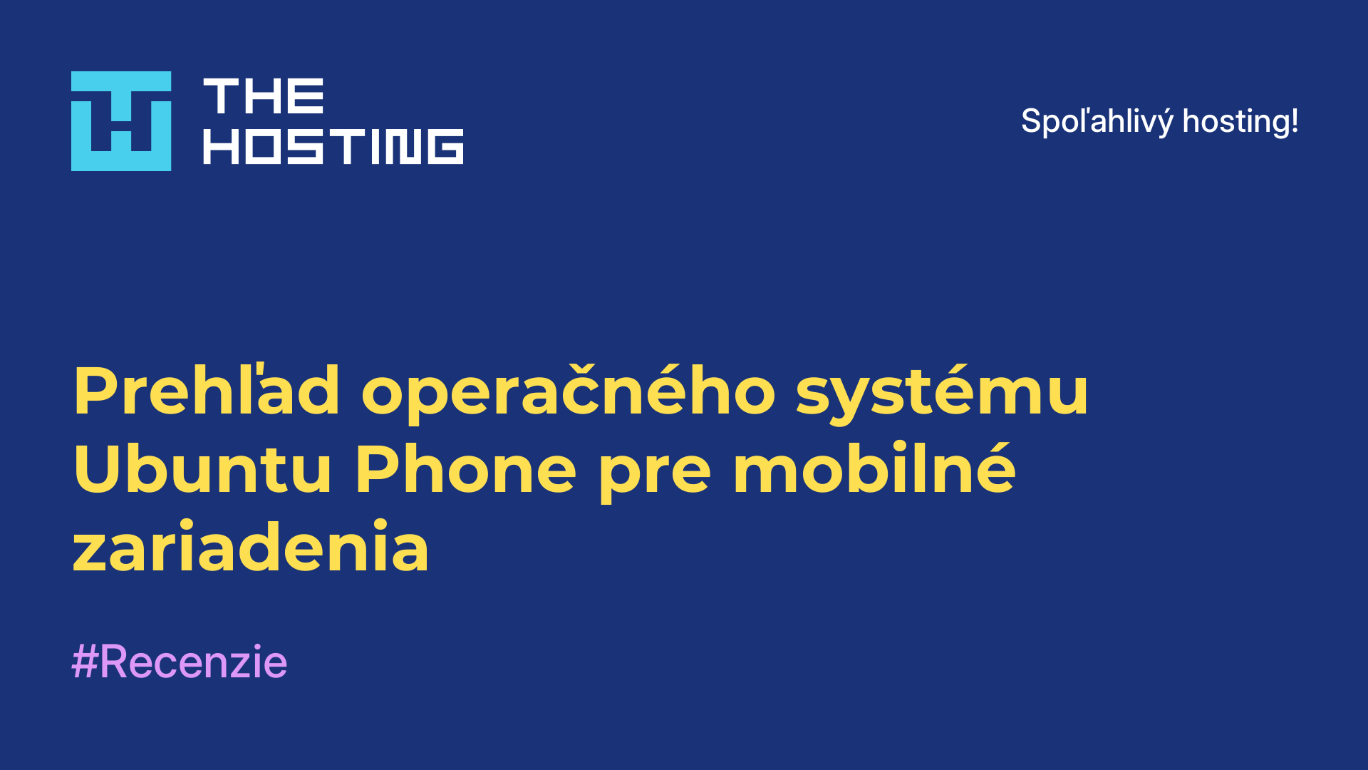 Prehľad operačného systému Ubuntu Phone pre mobilné zariadenia
