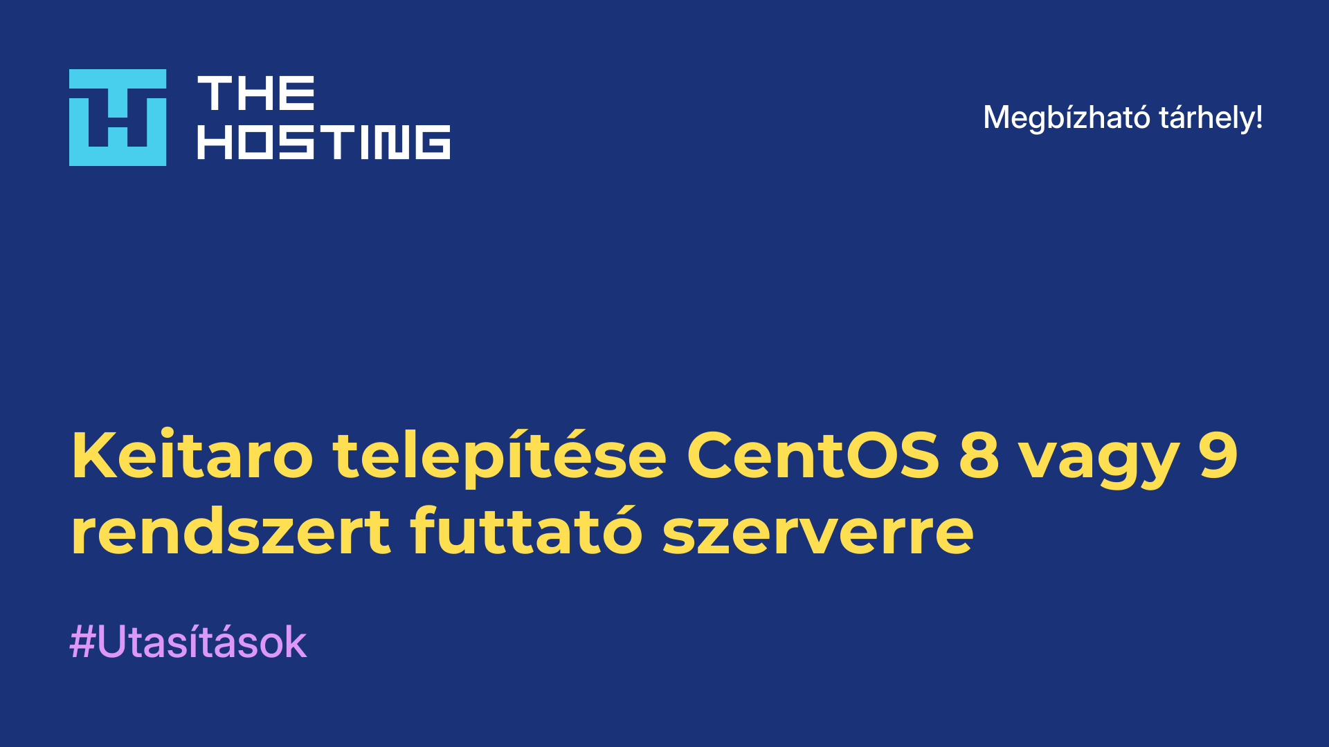 Keitaro telepítése CentOS 8 vagy 9 rendszert futtató szerverre