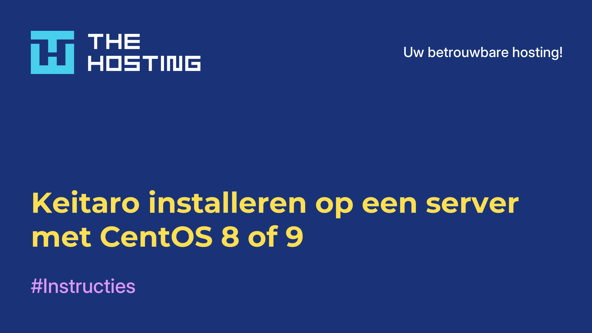 Keitaro installeren op een server met CentOS 8 of 9